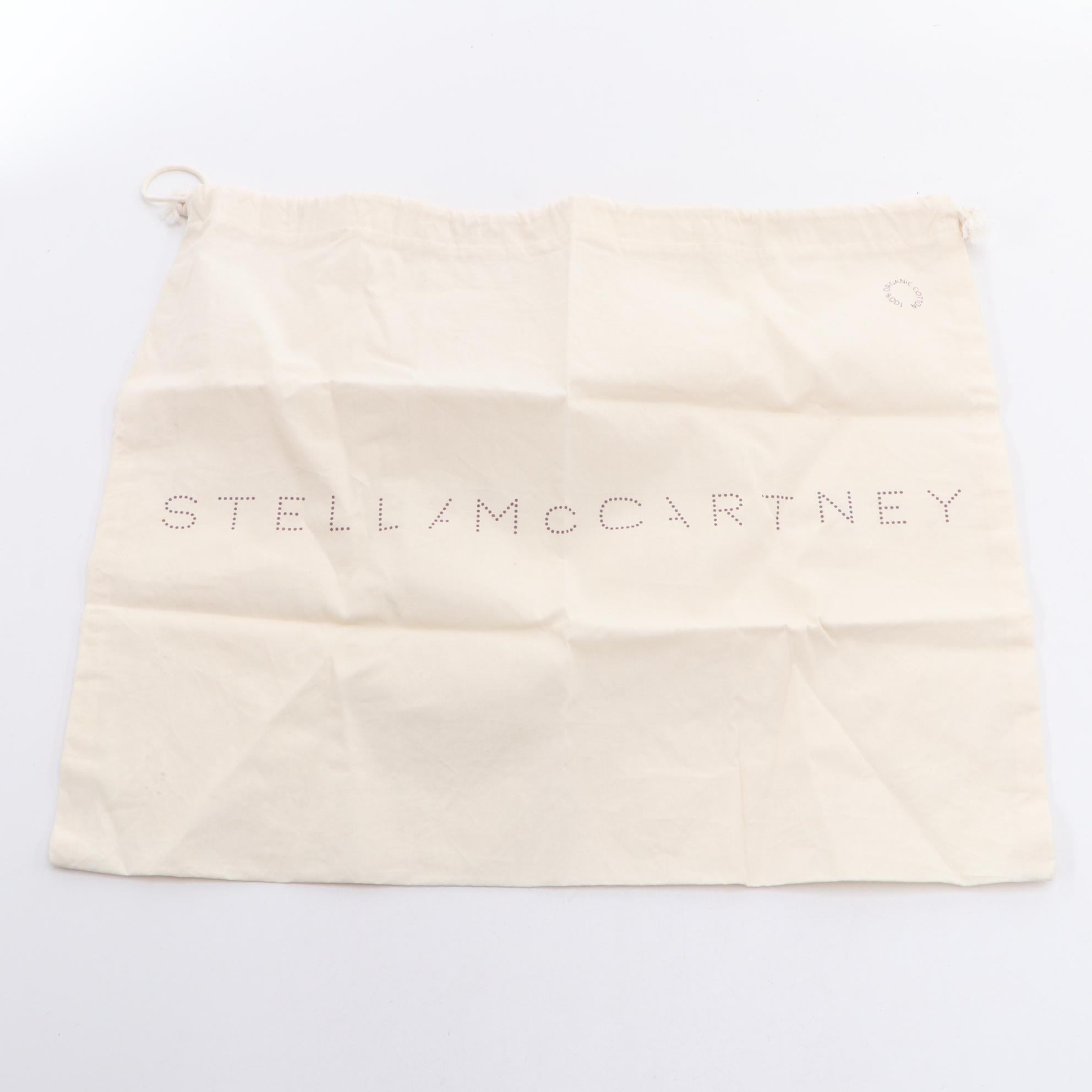 Stella McCartney Falabella Black Shaggy Deer Faux Suede Two-Way Bag