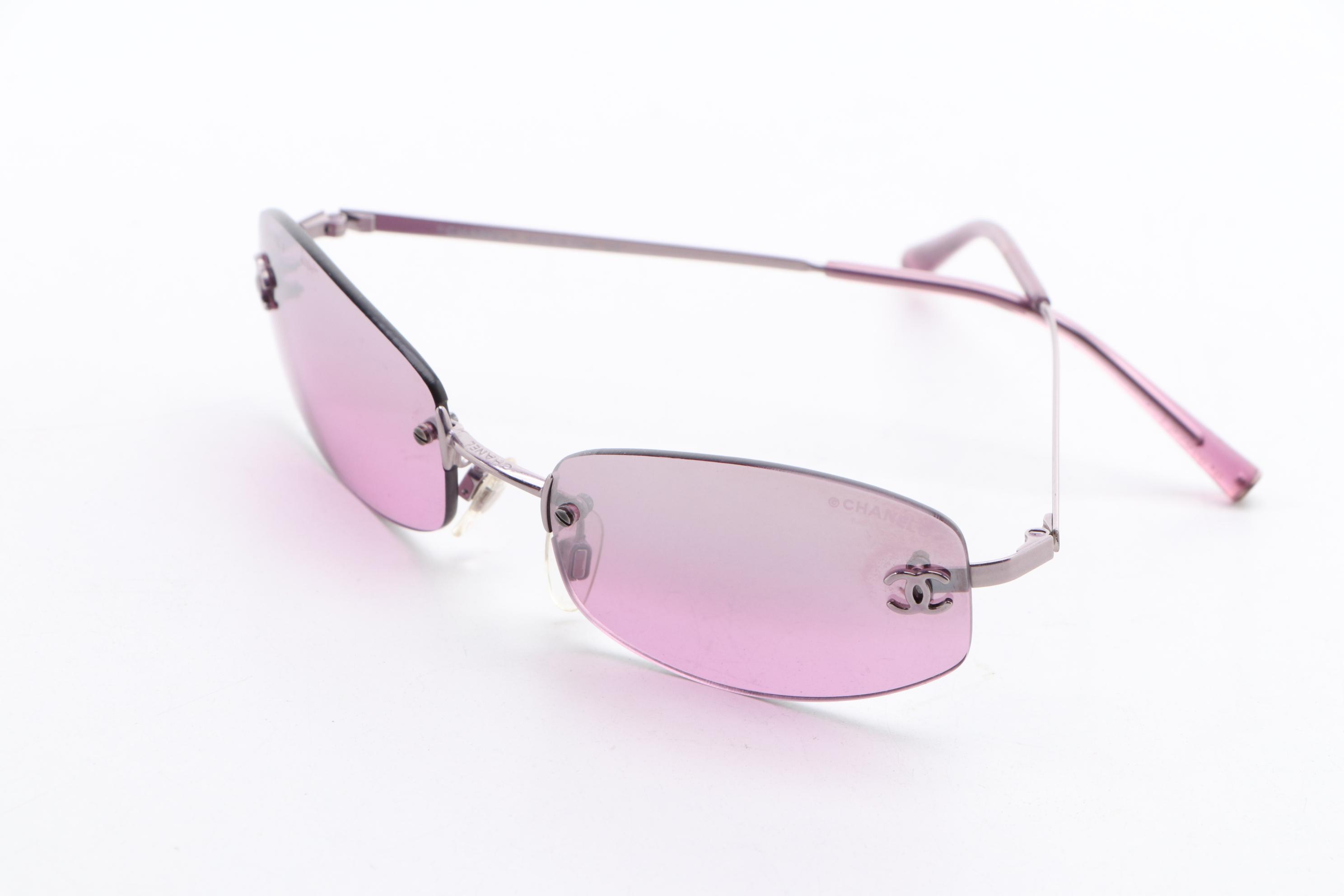 Chanel 4002 Purple Gradient Tint Sunglasses