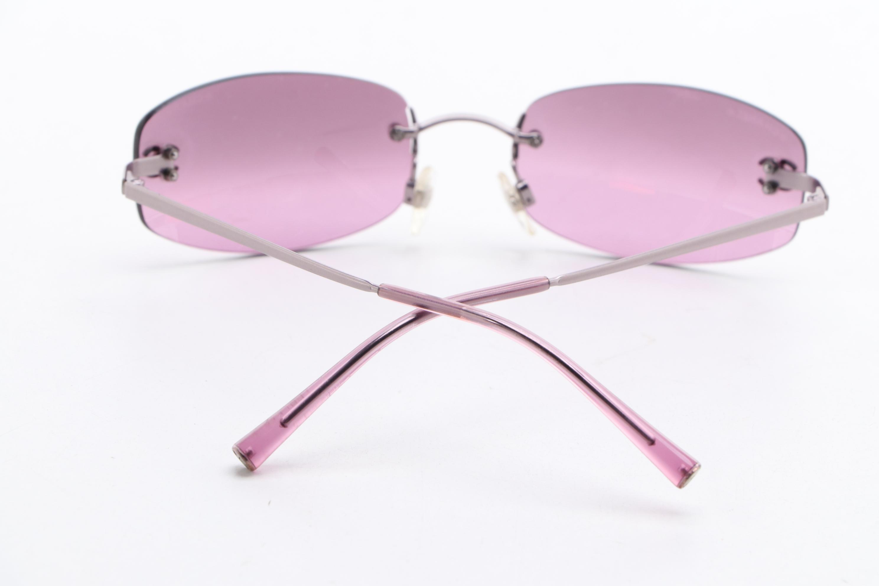 Chanel 4002 Purple Gradient Tint Sunglasses