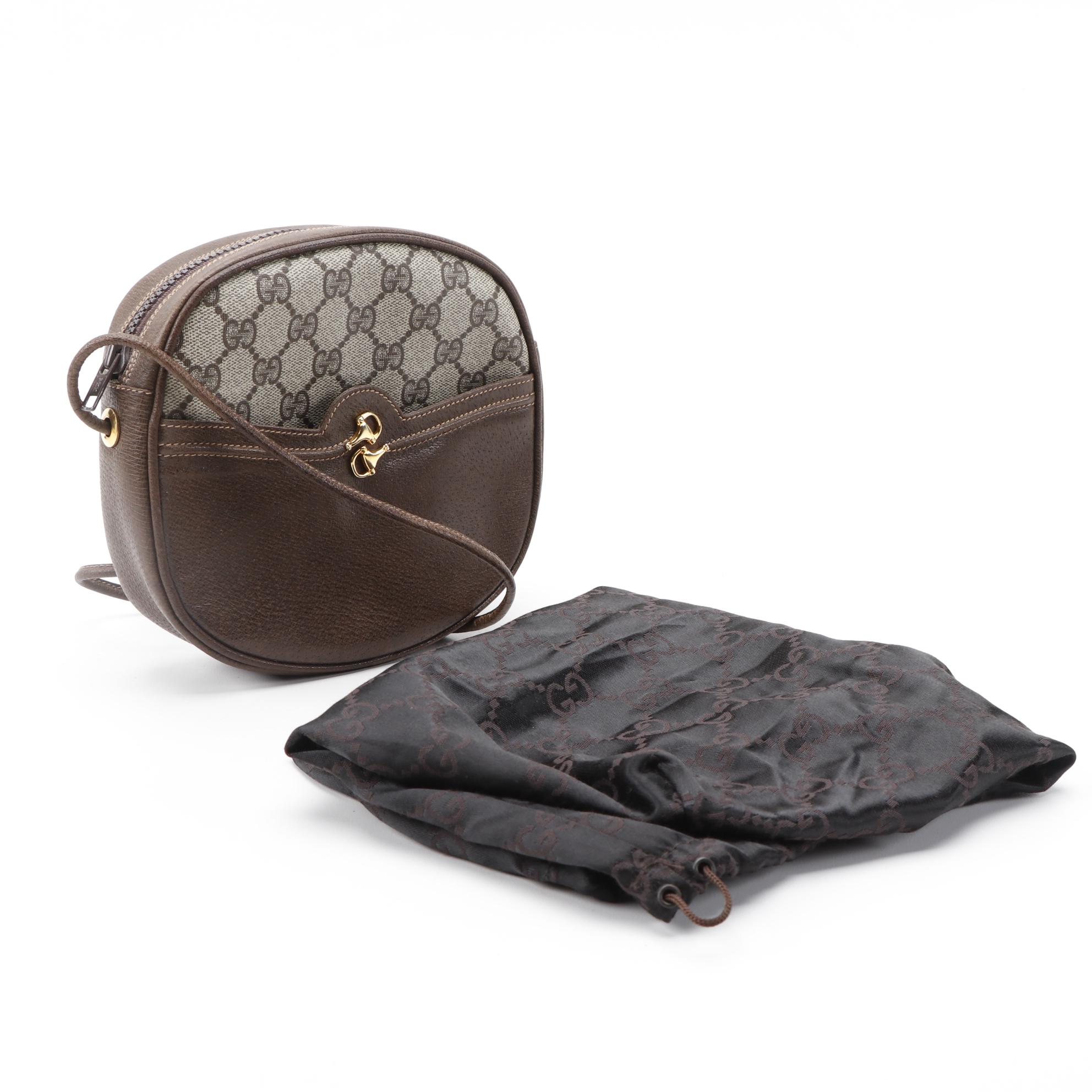 Gucci GG Supreme Horsebit Shoulder Bag