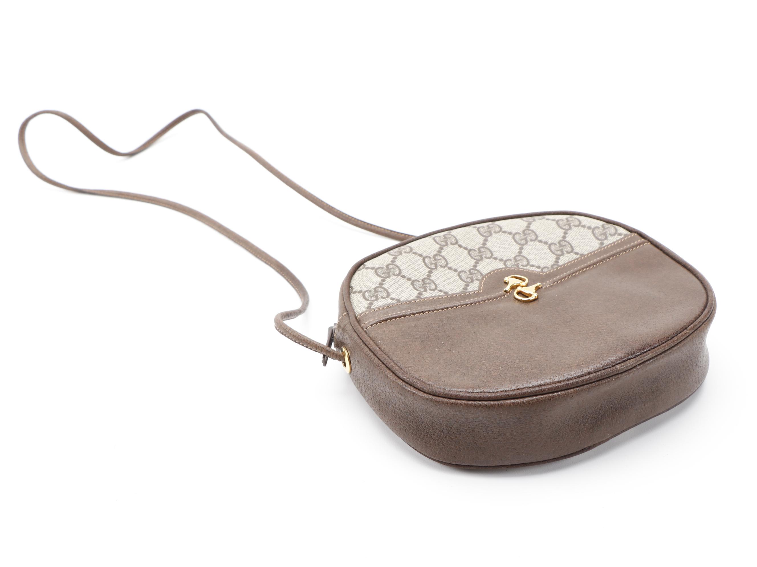 Gucci GG Supreme Horsebit Shoulder Bag