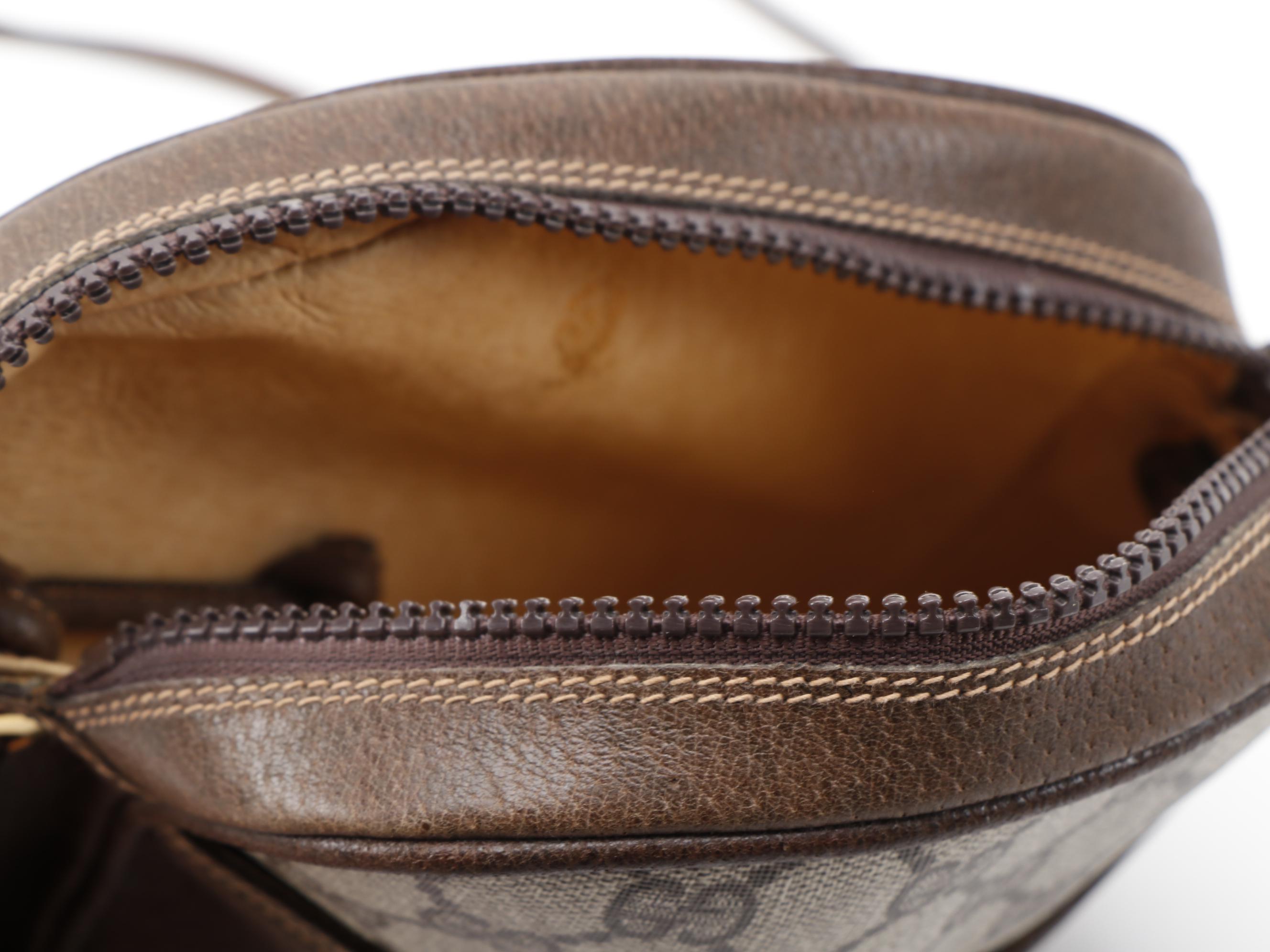 Gucci GG Supreme Horsebit Shoulder Bag