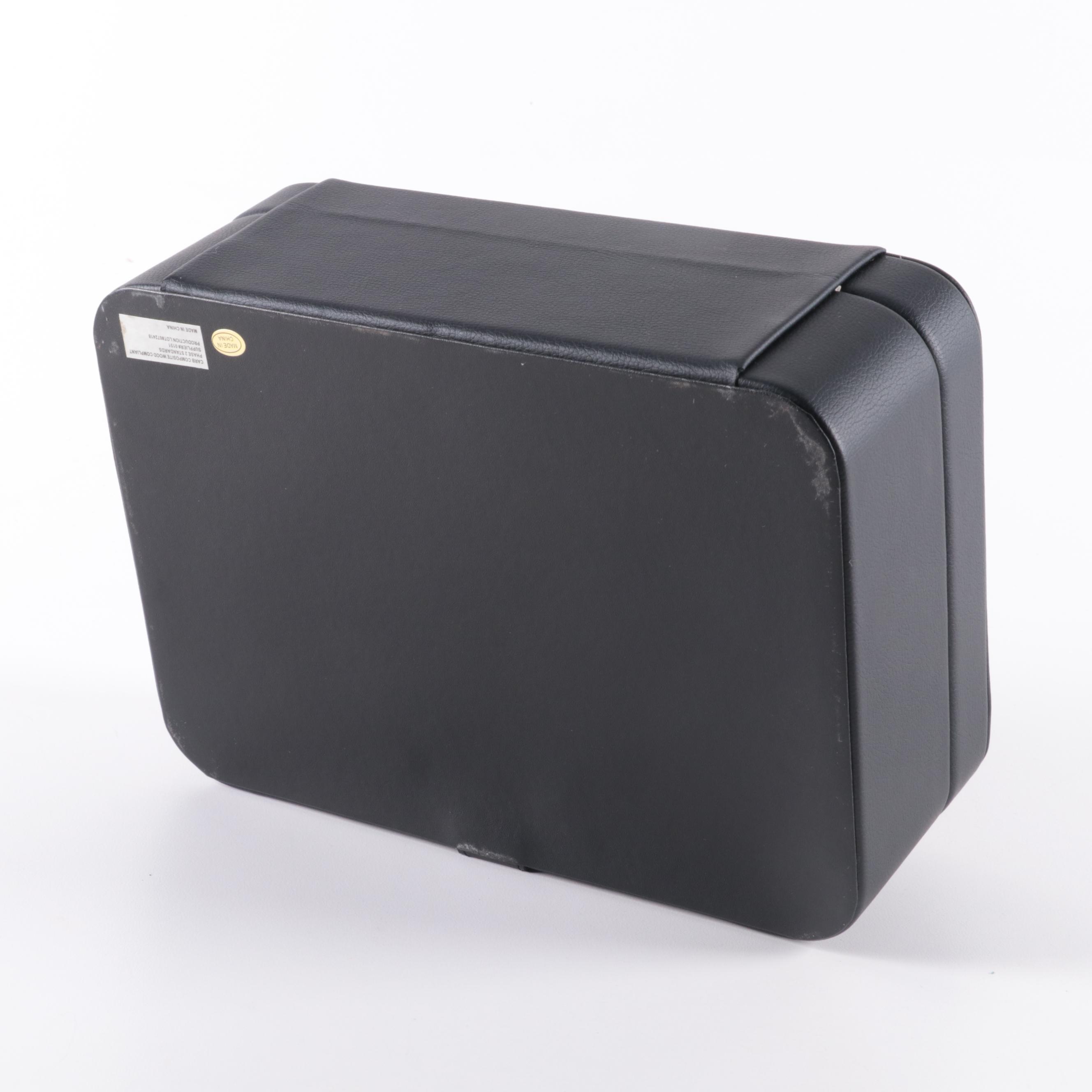 Mele & Co Cherry Finish Watch Case with "Lila" Jewelry Box