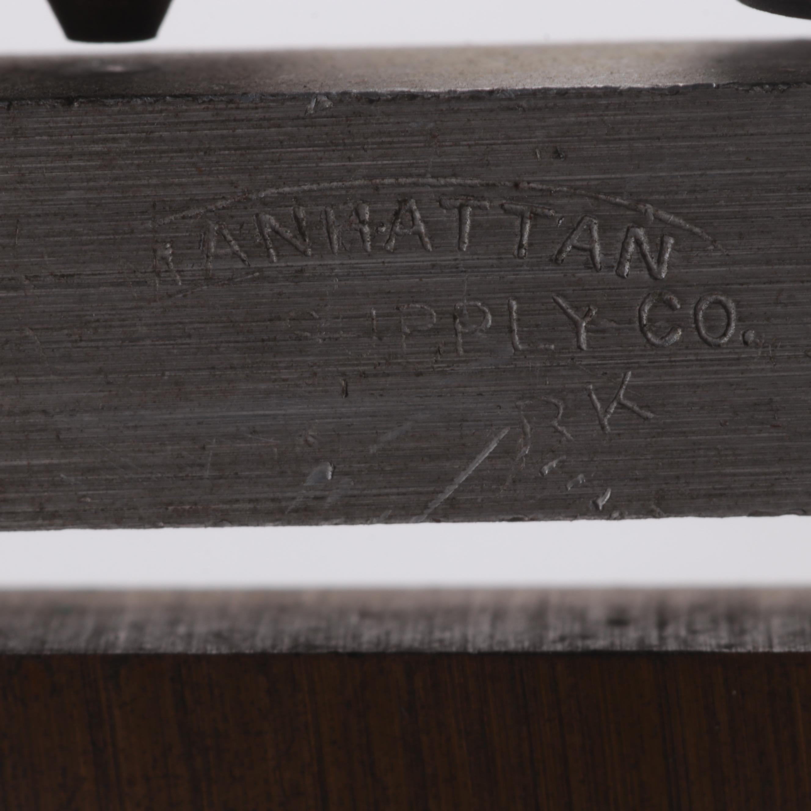 Manhattan Electric Supply Co. 4 Ohms Morse Code Telegraph Sounder, Late 19th C.