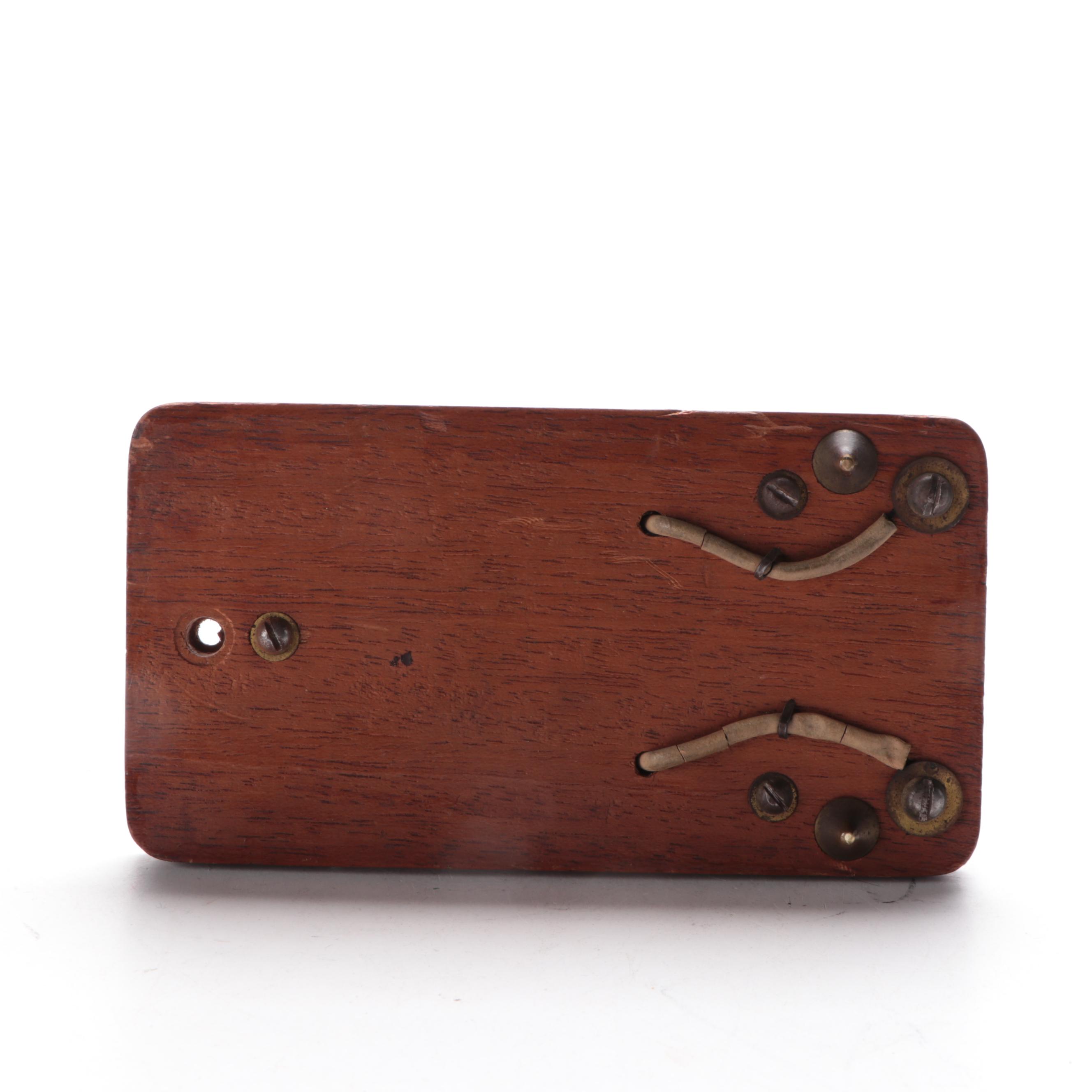 Manhattan Electric Supply Co. 4 Ohms Morse Code Telegraph Sounder, Late 19th C.