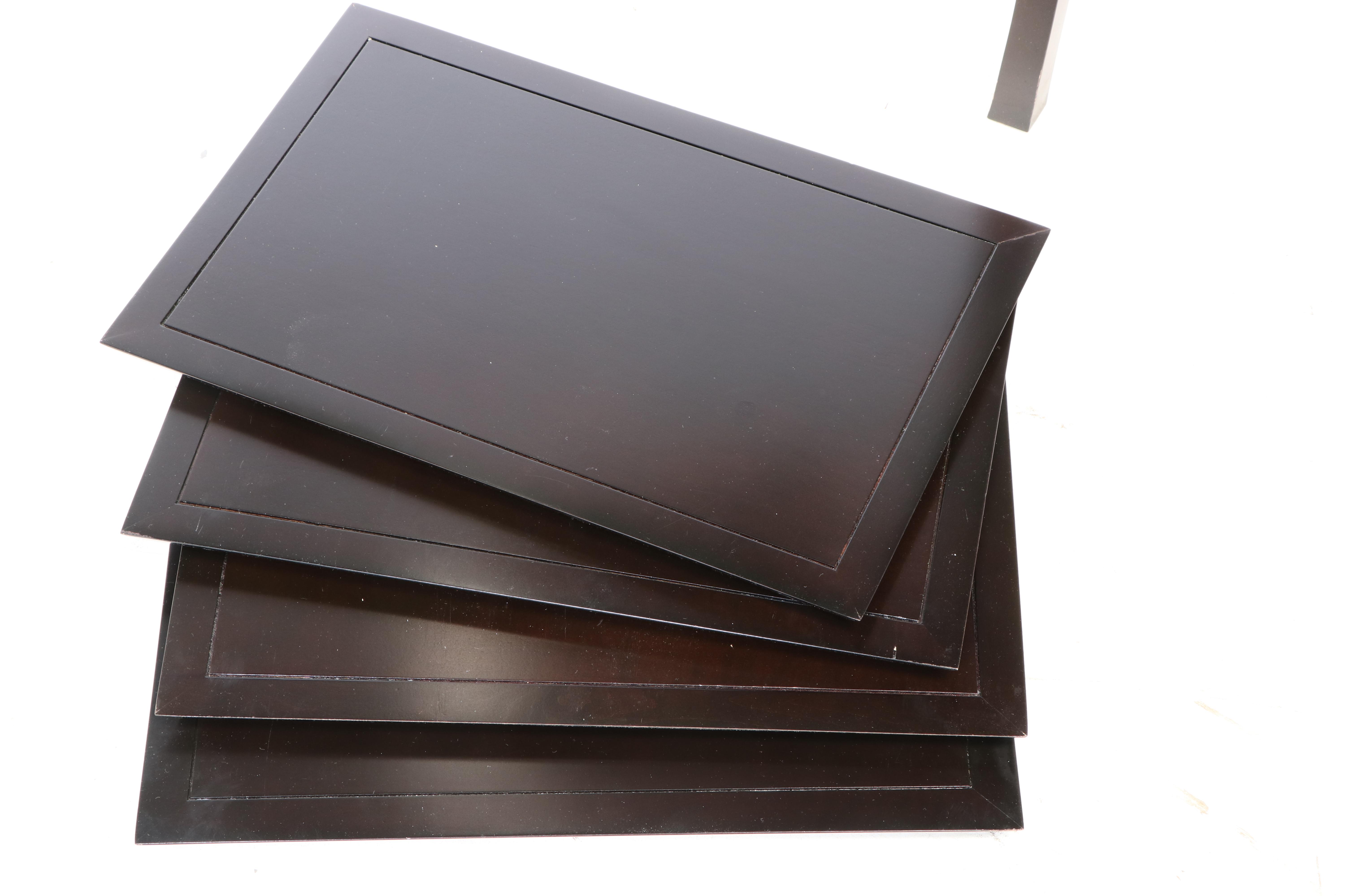 Bill Sofield for Baker "Kiosk" Bar Cabinet with Mirrored Top and Gold Rice Doors