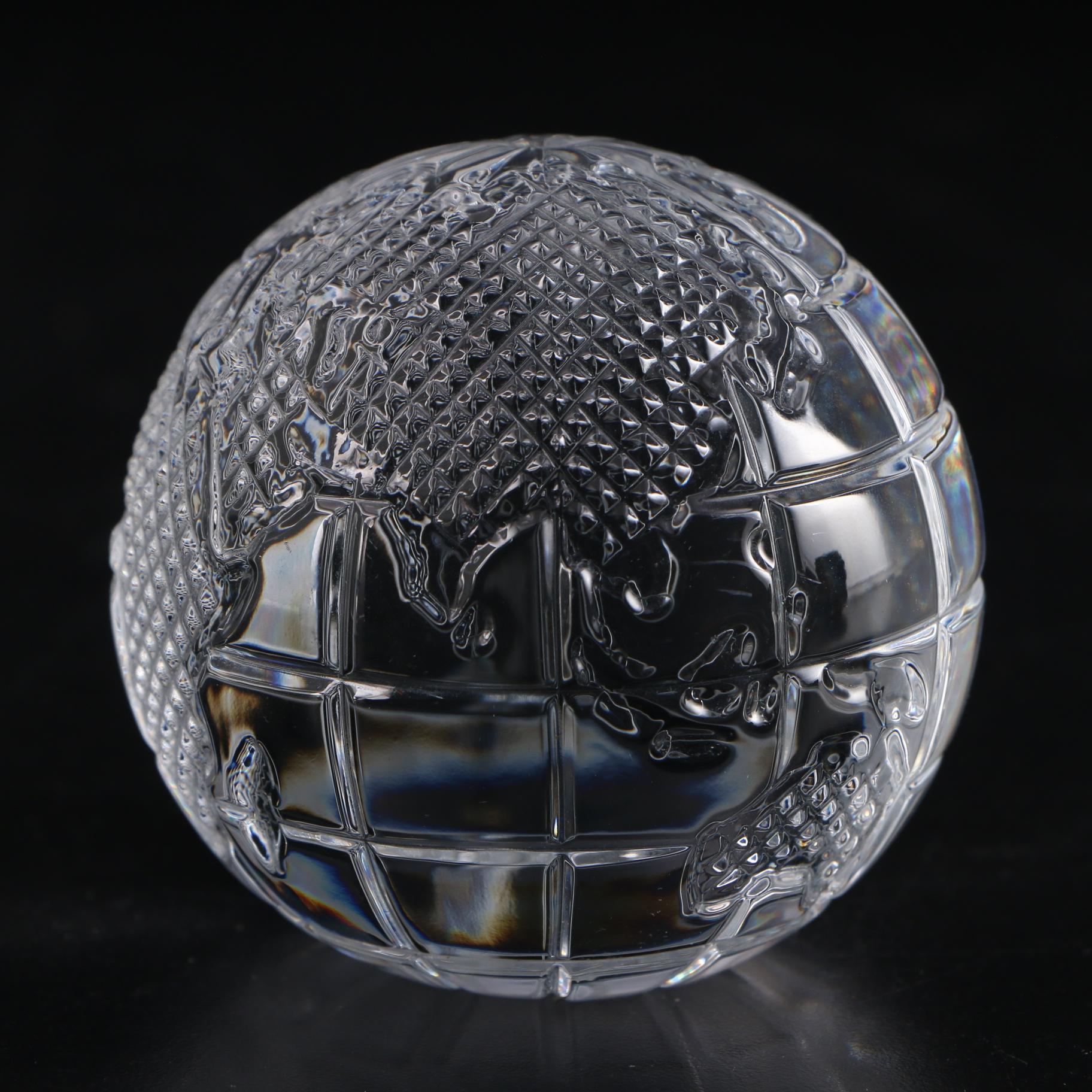 Waterford Crystal Globe Paperweight