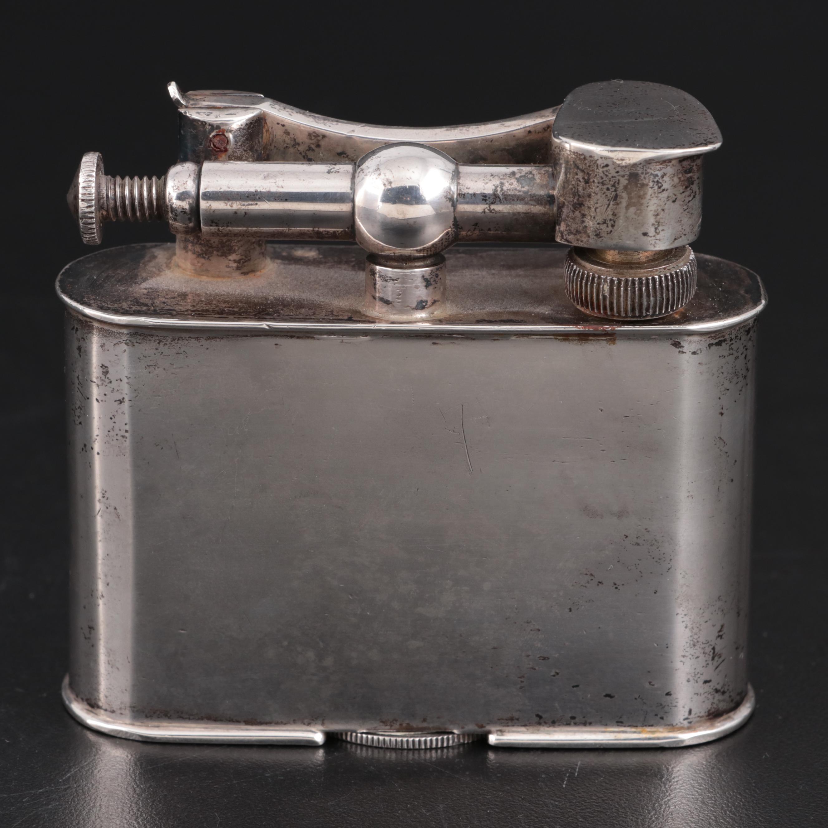 Ormex Mexican Sterling Silver Lift Arm Table Lighter