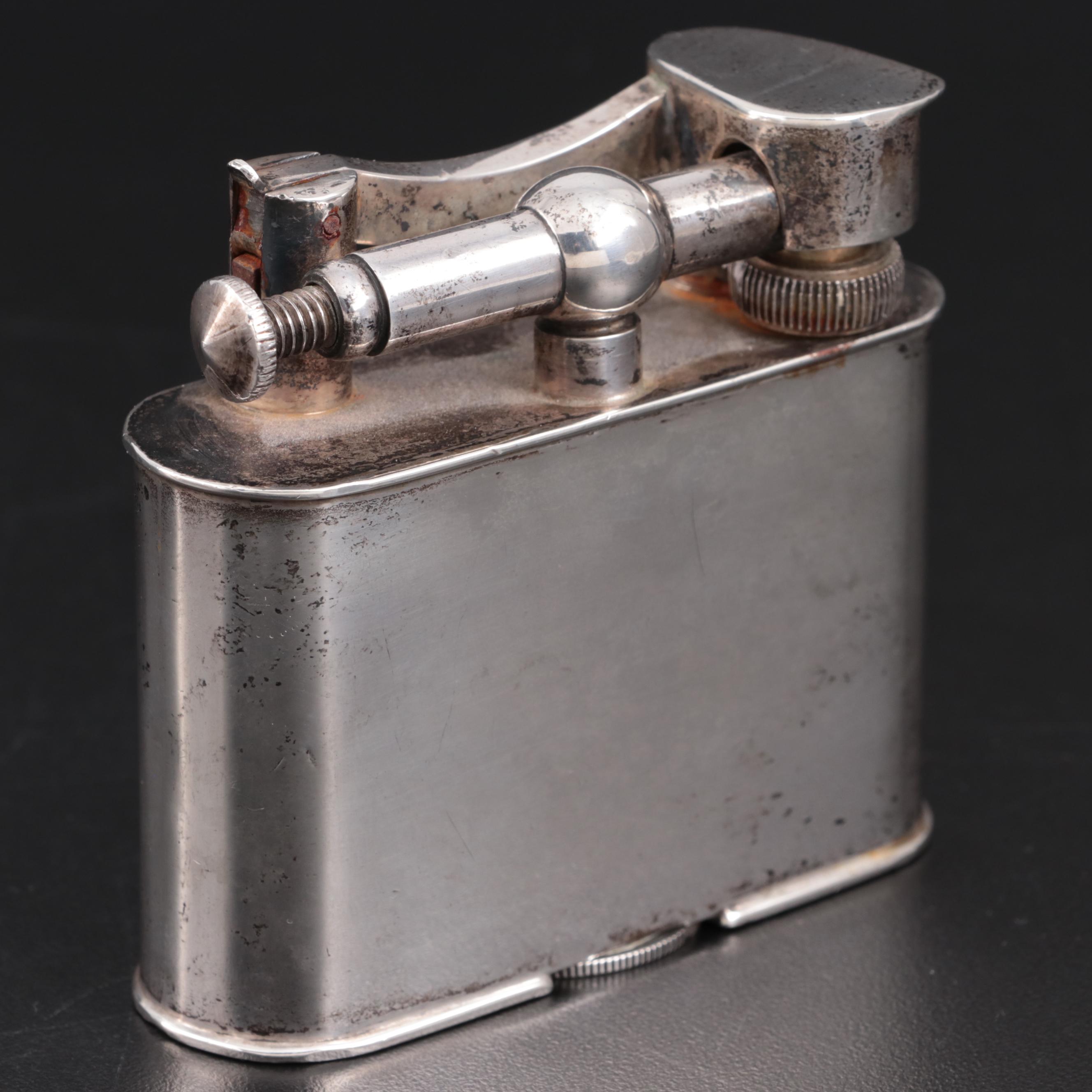 Ormex Mexican Sterling Silver Lift Arm Table Lighter