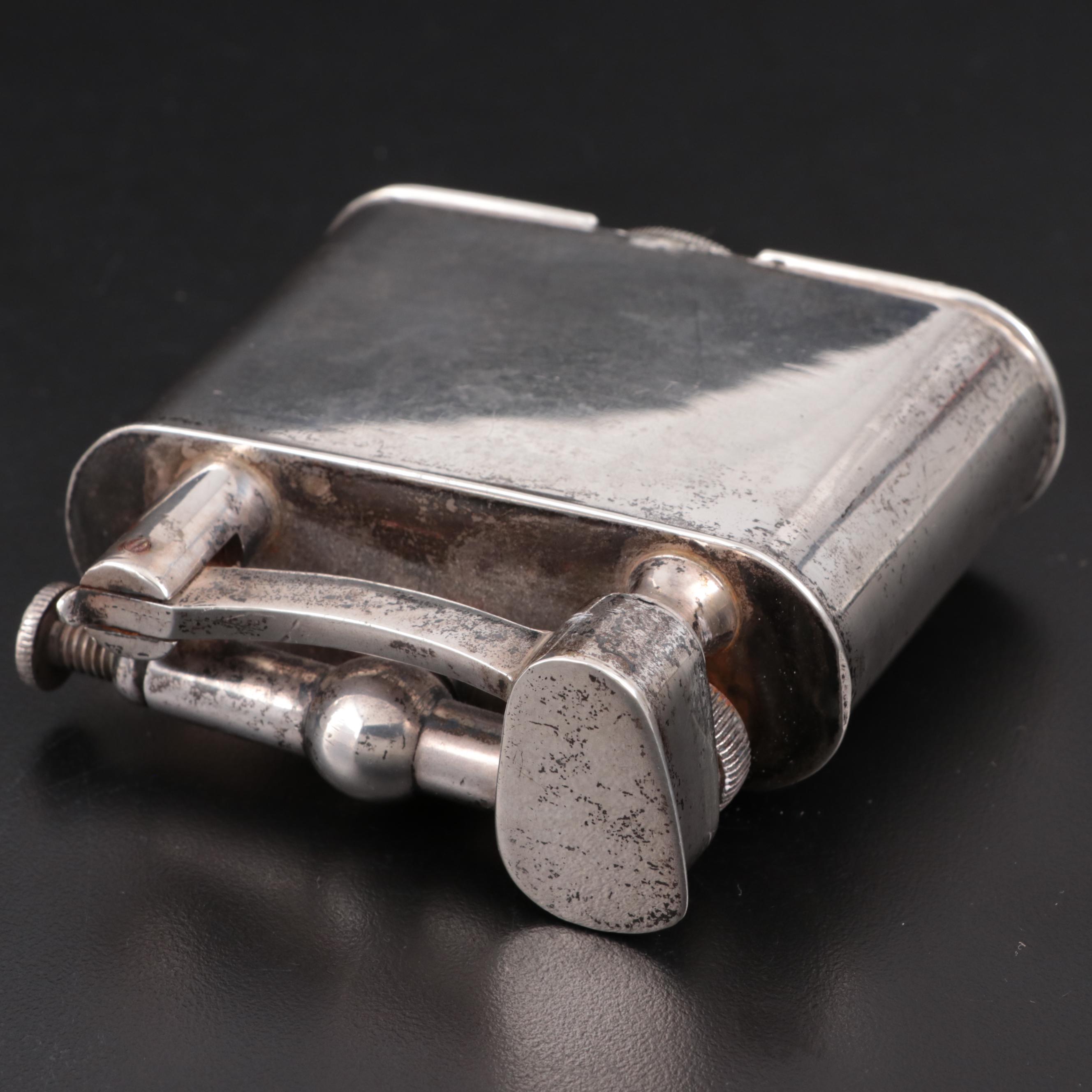 Ormex Mexican Sterling Silver Lift Arm Table Lighter