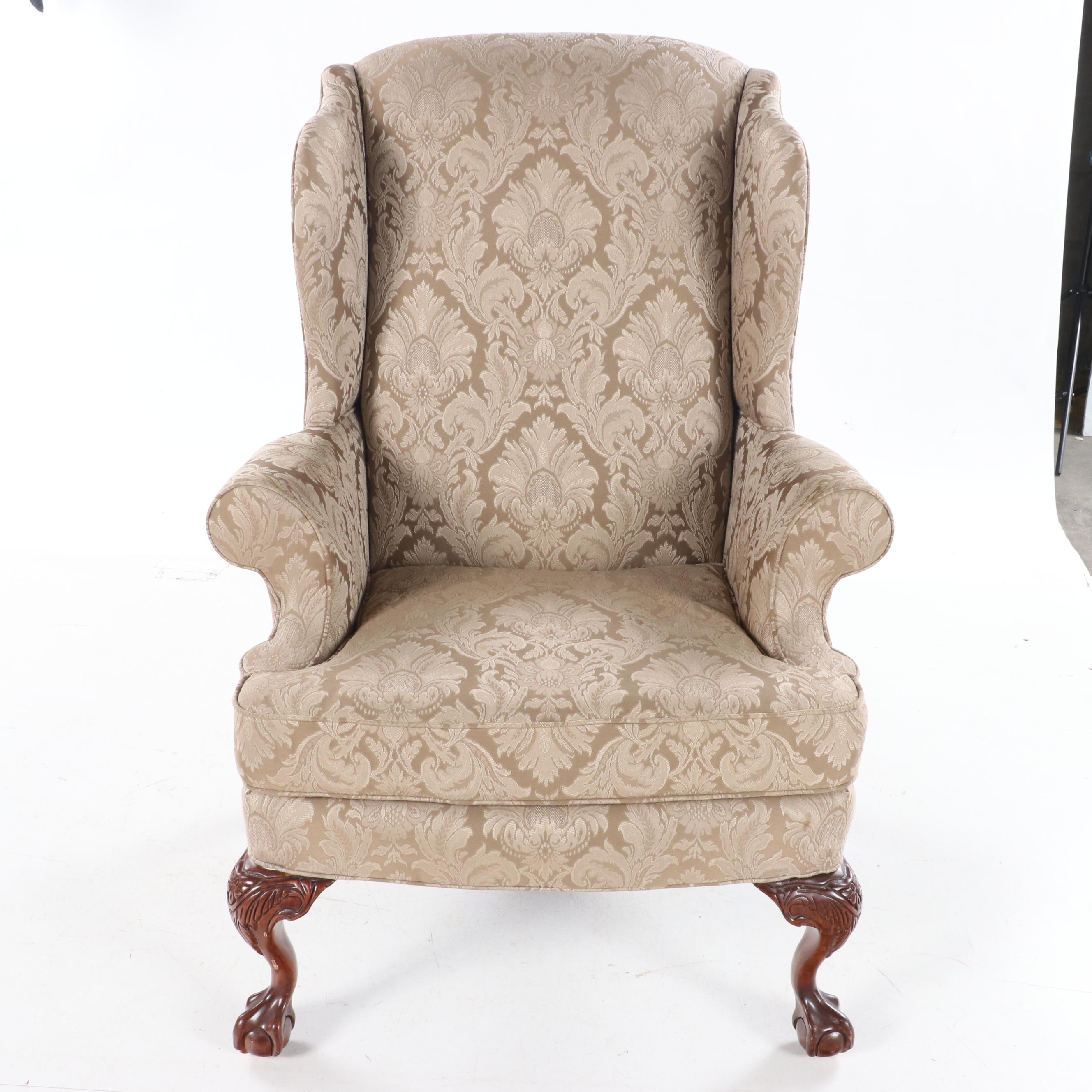 Fairfield Chippendale Style Wingback Armchair
