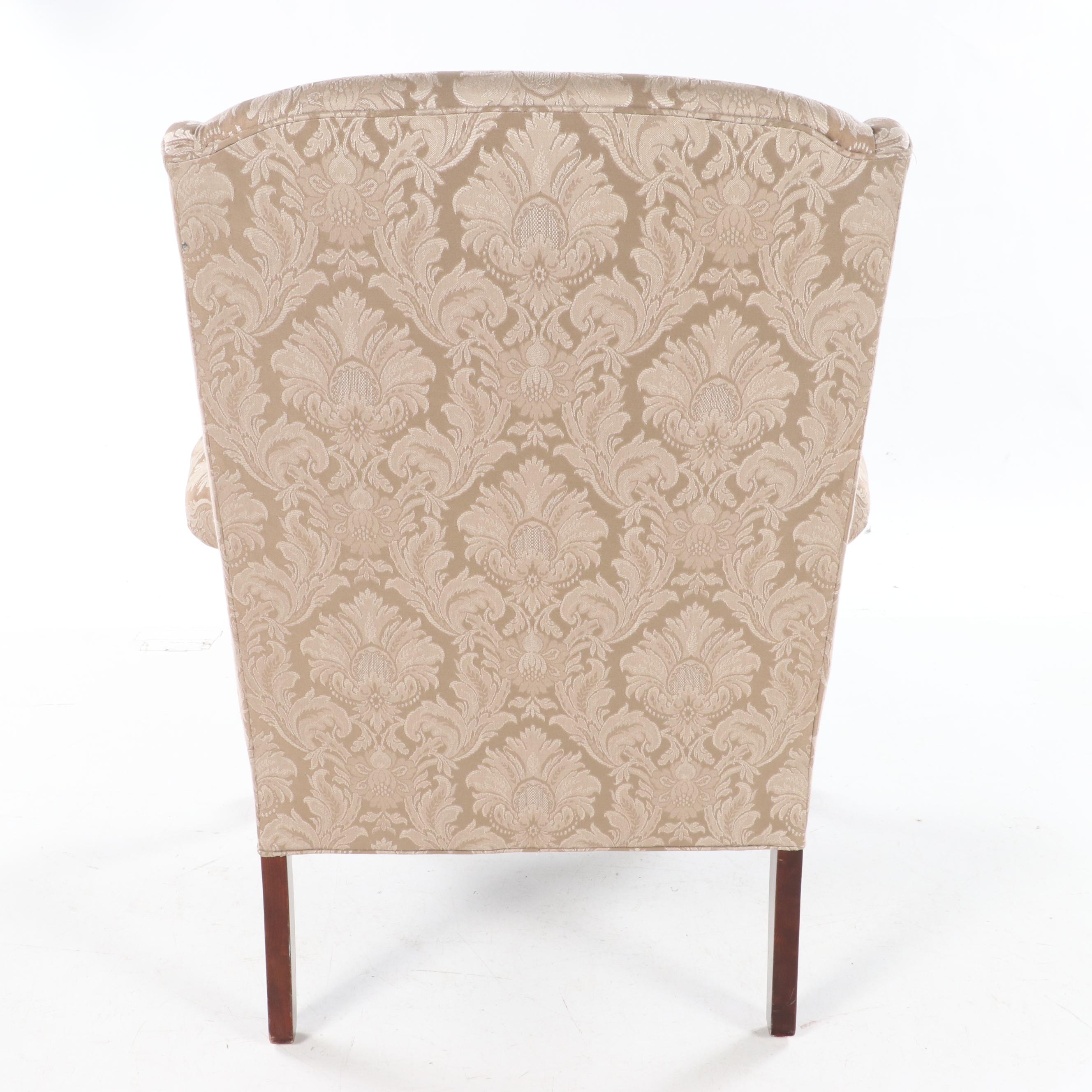 Fairfield Chippendale Style Wingback Armchair