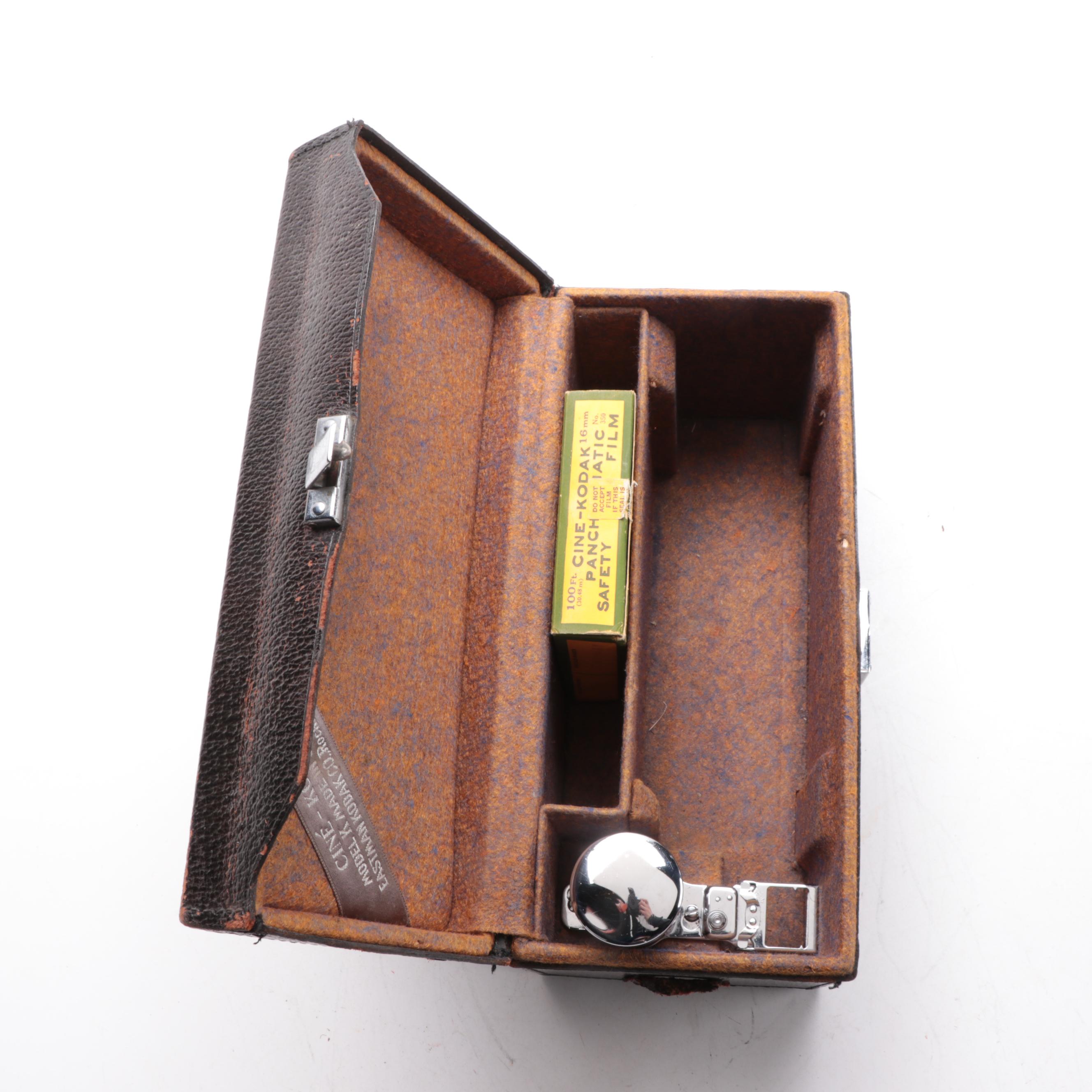 Ciné-Kodak Model K Movie Camera in Fitted Case