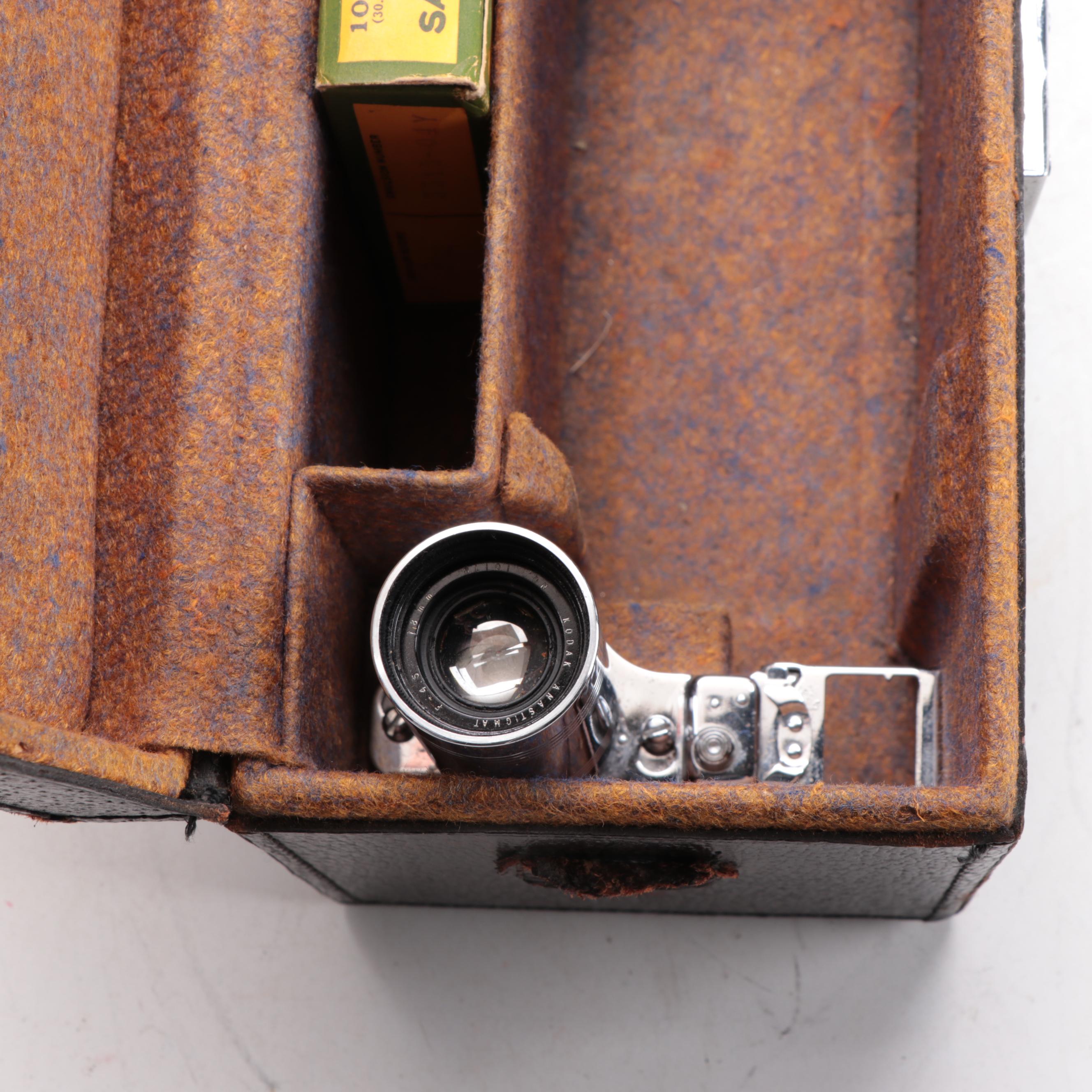 Ciné-Kodak Model K Movie Camera in Fitted Case