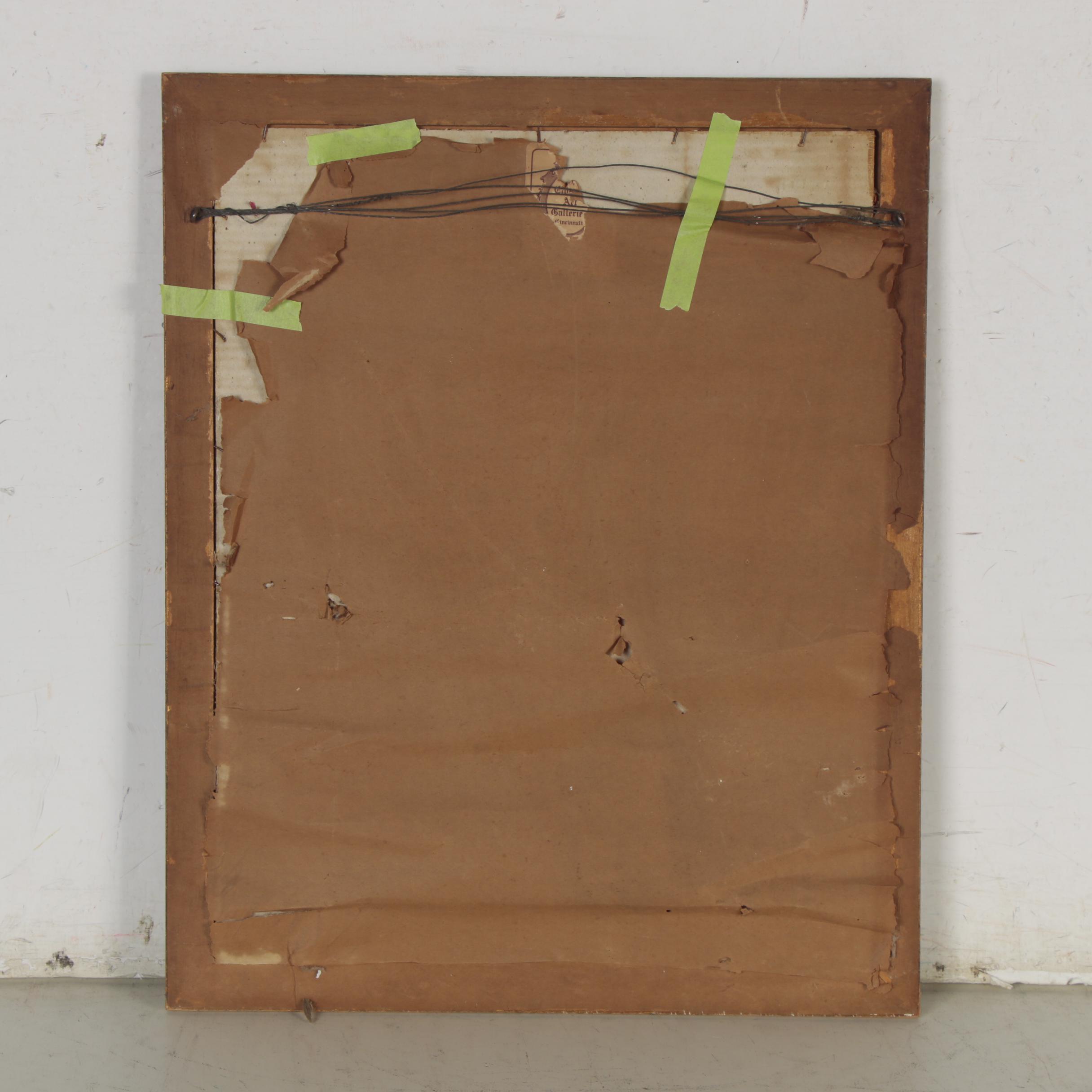 After E. Milner Mezzotint and George Romney "Mrs. Newbury," Early 20th Century