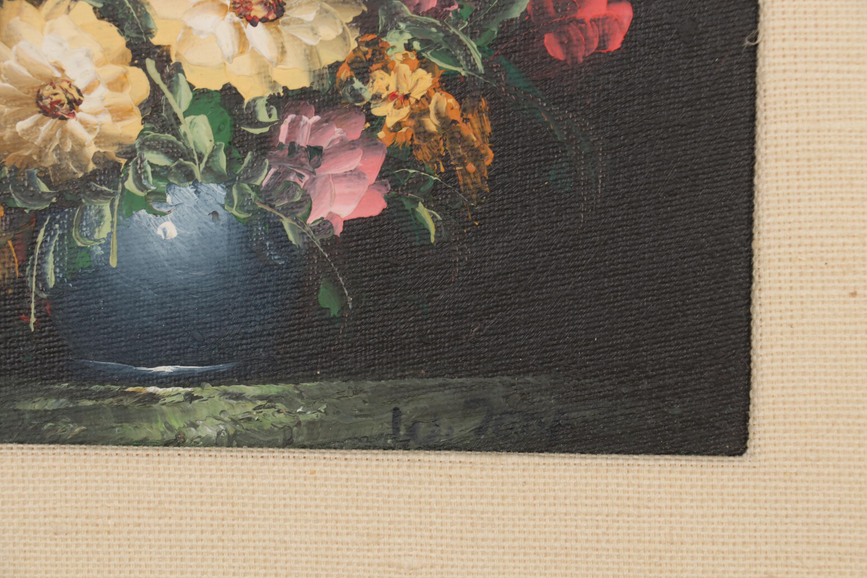 Miniature Oil Paintings of Floral Still Life