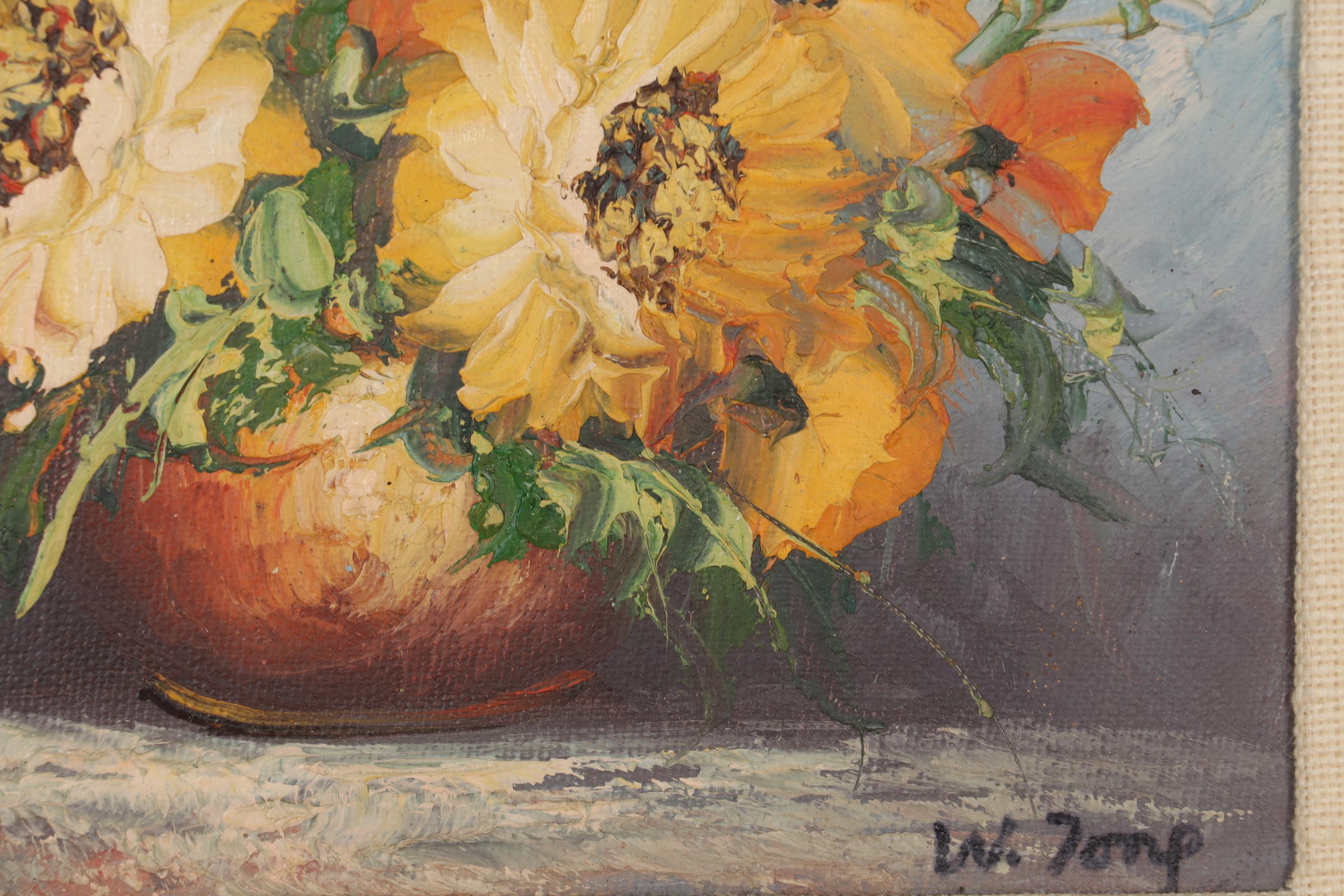 Miniature Oil Paintings of Floral Still Life