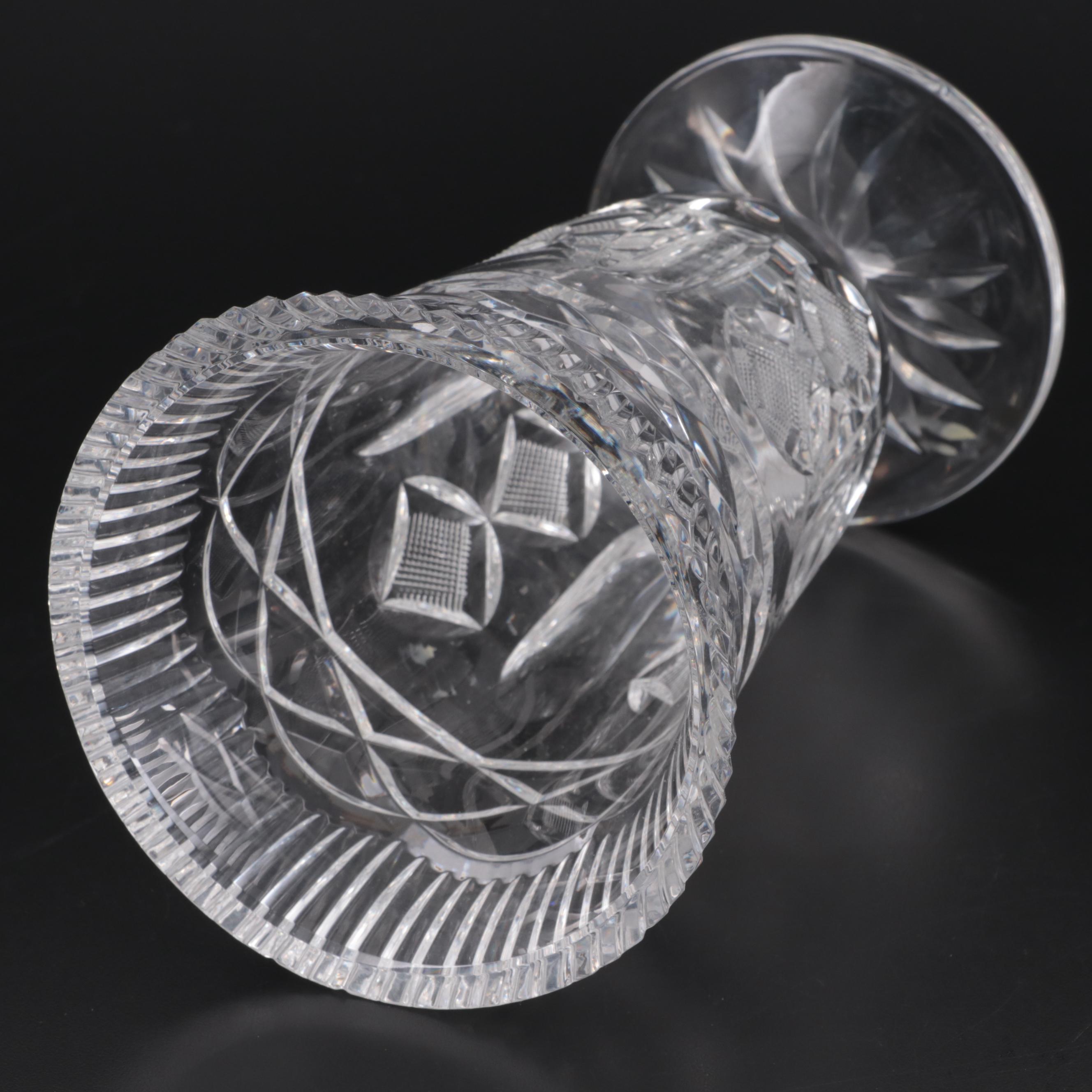 Waterford Crystal "Book of Kells" Collection Flower Vase with Original