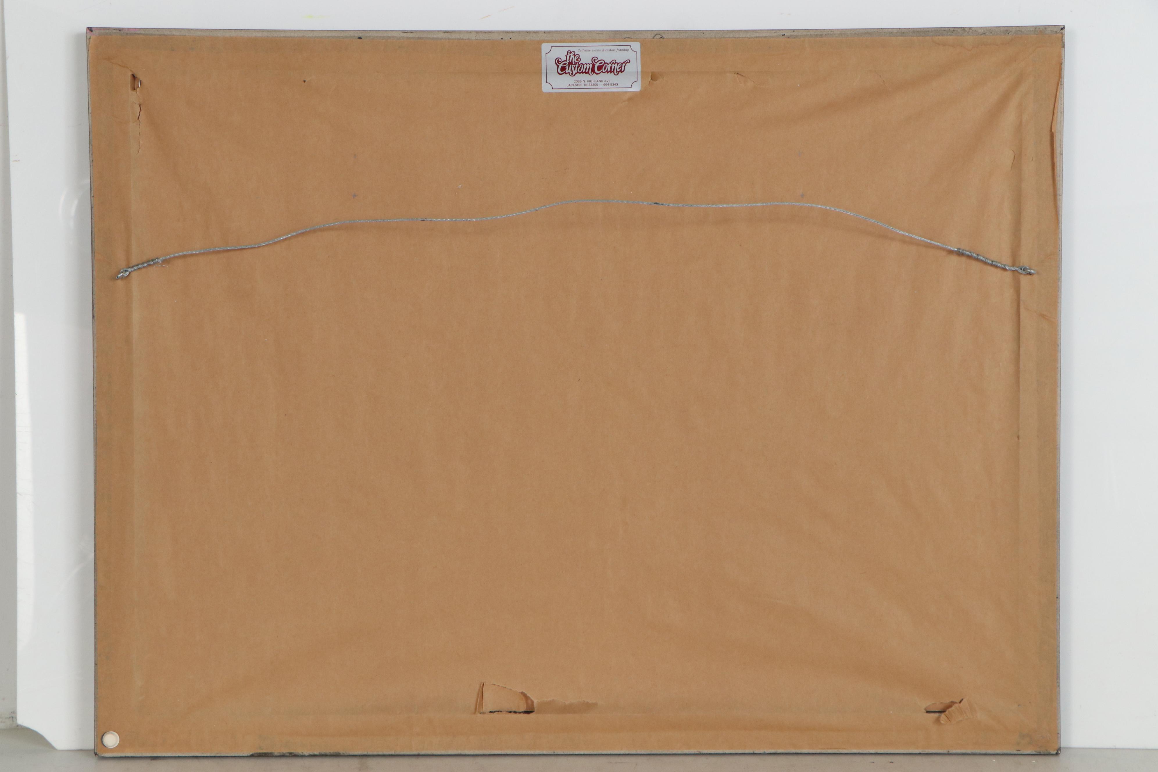 Lithograph Map after Courtland Smith "A Map of Long Island," circa 1961