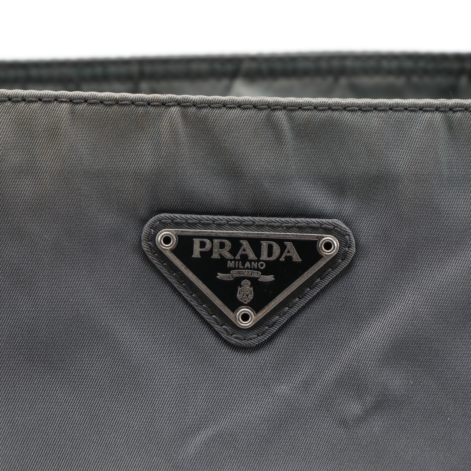 Prada City Tote Bag in Ardesia Tessuto Nylon