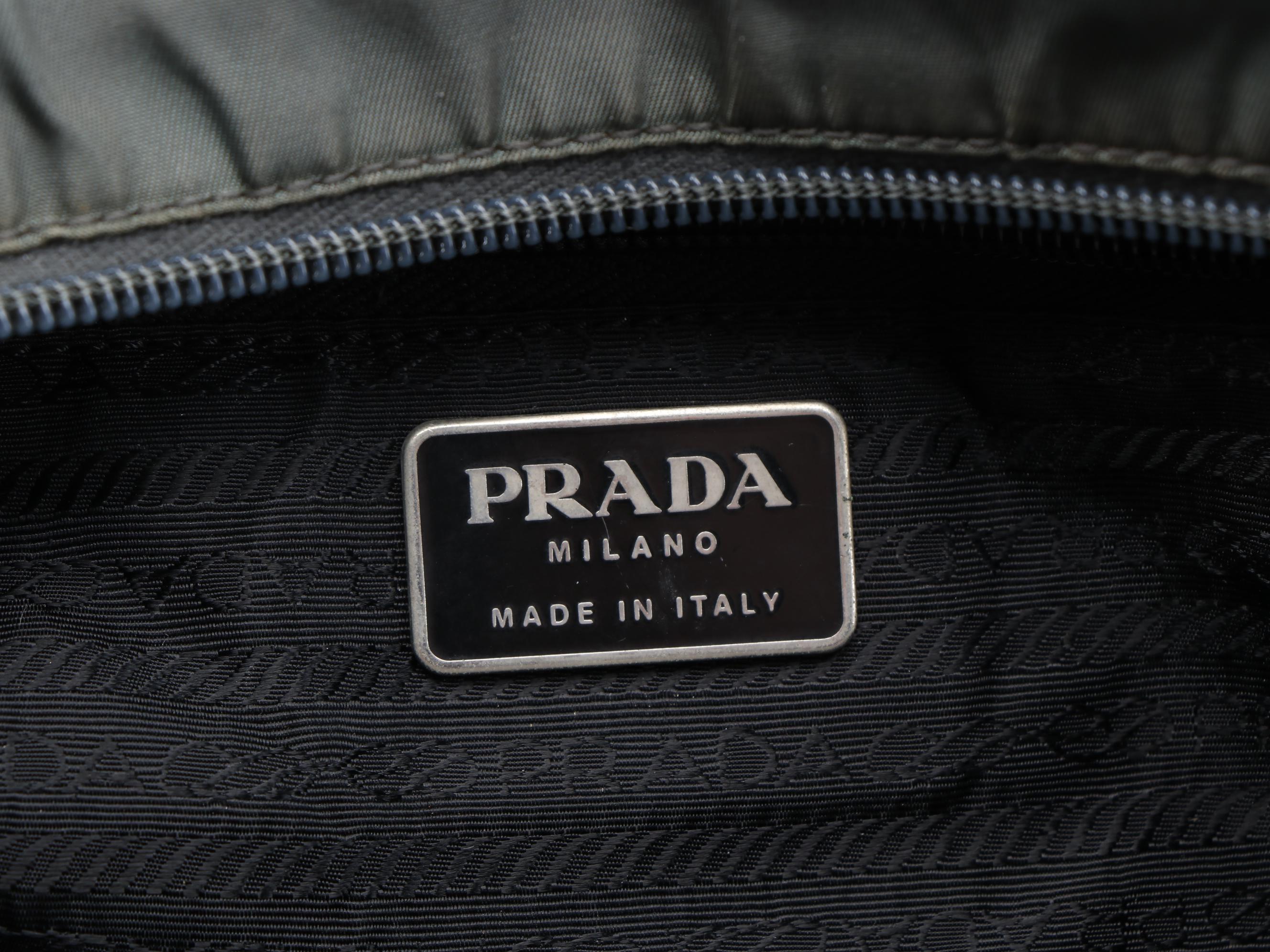 Prada City Tote Bag in Ardesia Tessuto Nylon