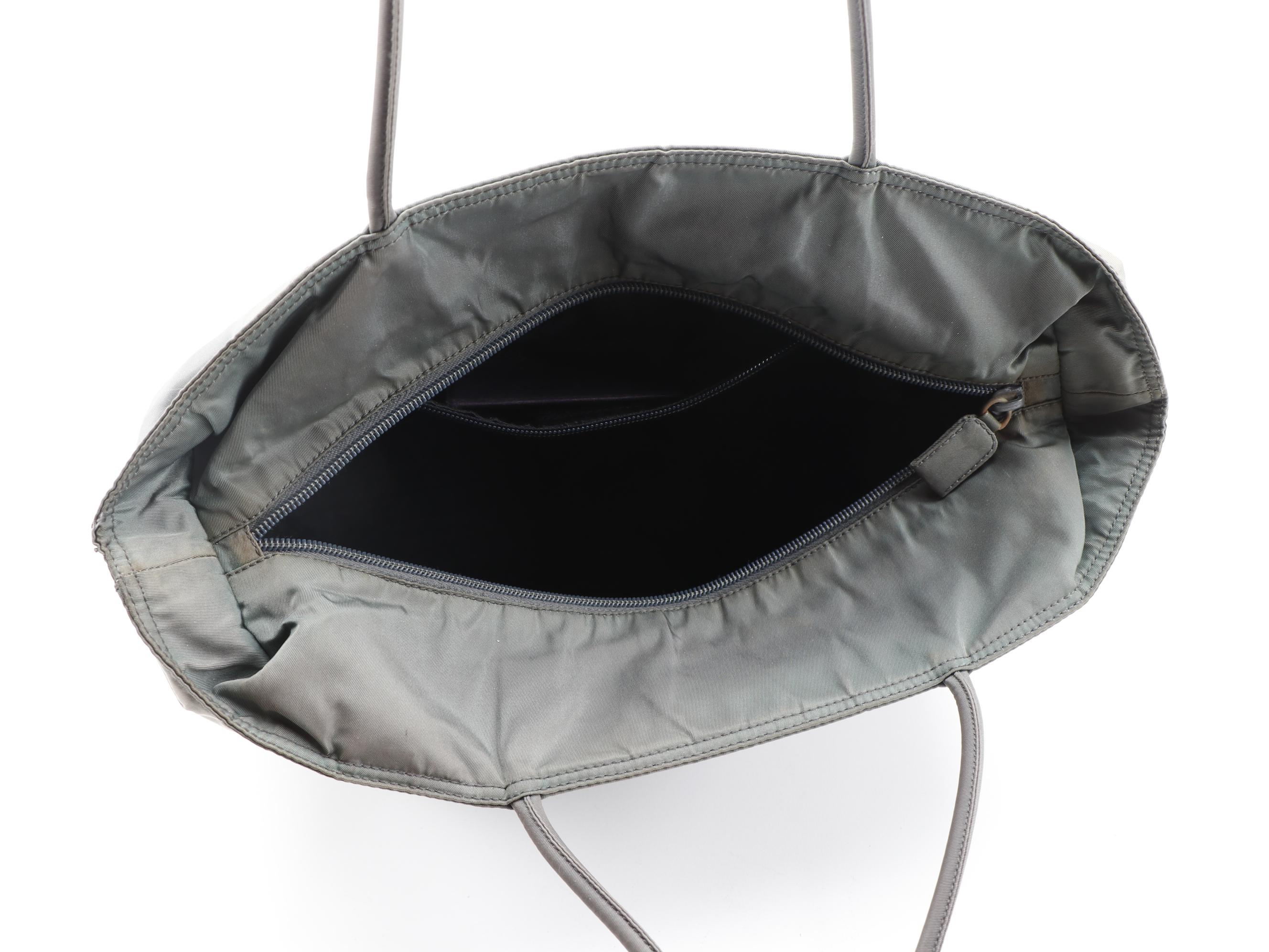 Prada City Tote Bag in Ardesia Tessuto Nylon