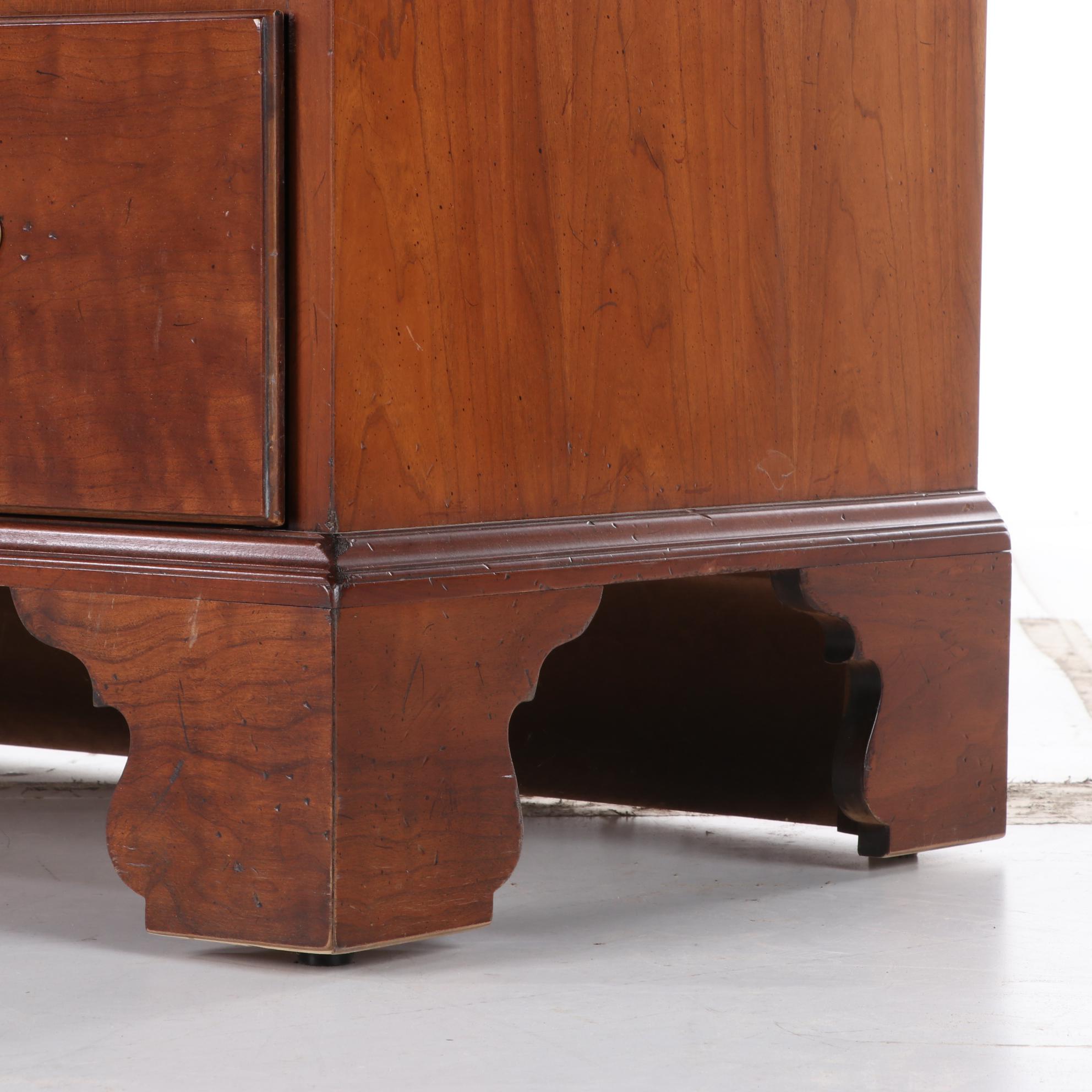 Wright Table Company Chippendale Style Cherrywood Nine-Drawer Chest