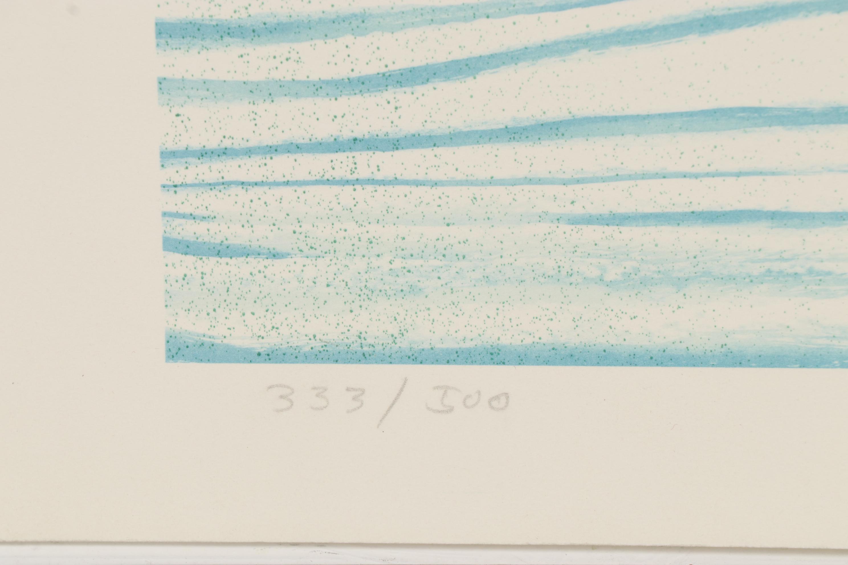 William Roger Clark Color Lithograph "Mt. Rainier," Late 20th Century