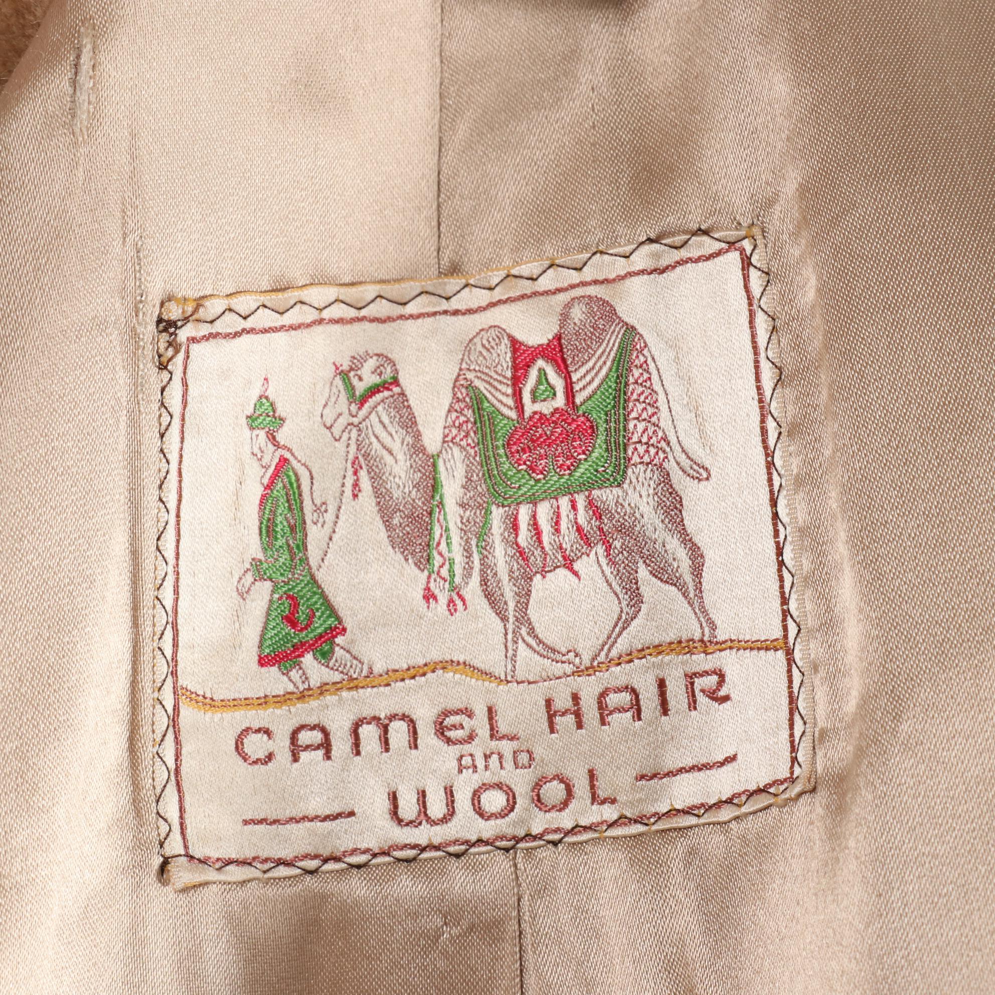 Men's Gary McDonald for The Union Camel Hair and Wool Double-Breasted Overcoat