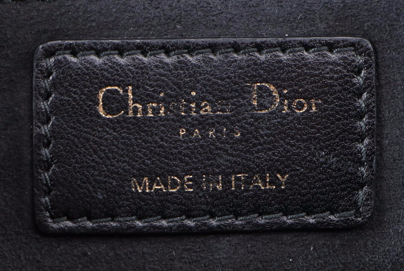 Christian Dior Addict Black Cannage Quilted Leather Bag with Bohemian Strap