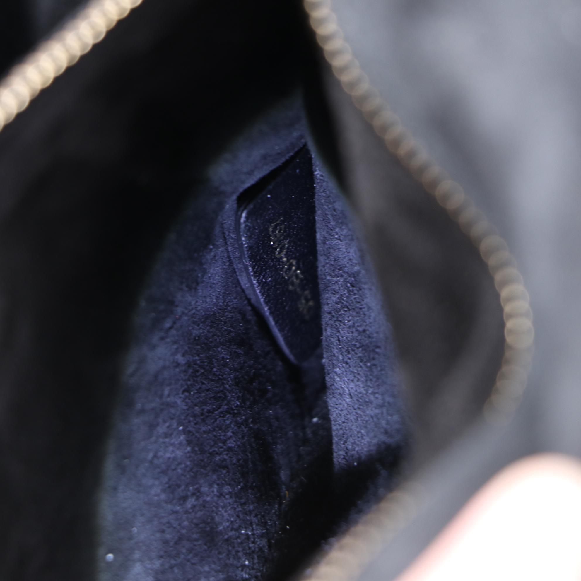 Christian Dior Addict Black Cannage Quilted Leather Bag with Bohemian Strap