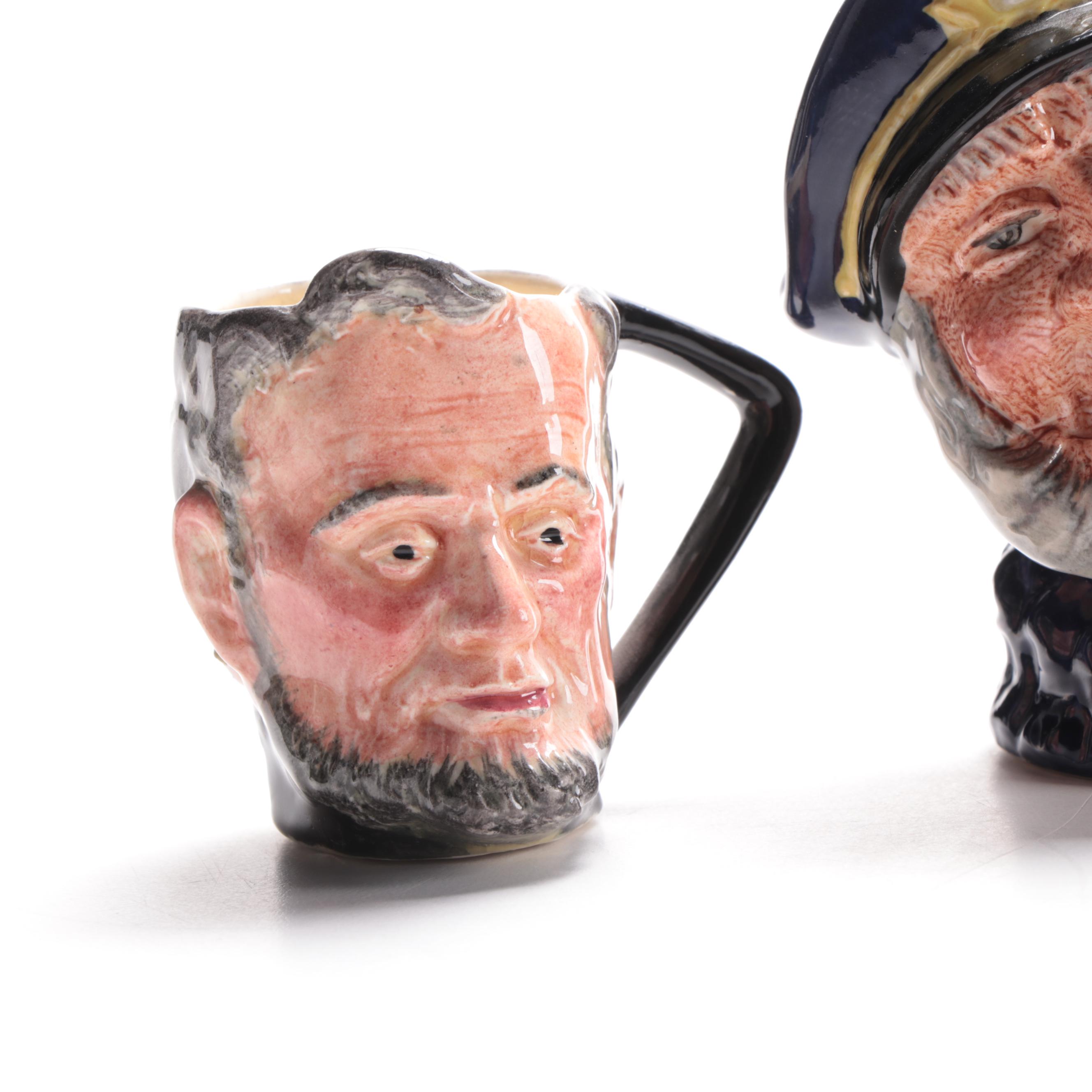 Royal Doulton Character Toby Jugs Including "Old Salt,' and More, 1950s-1960s