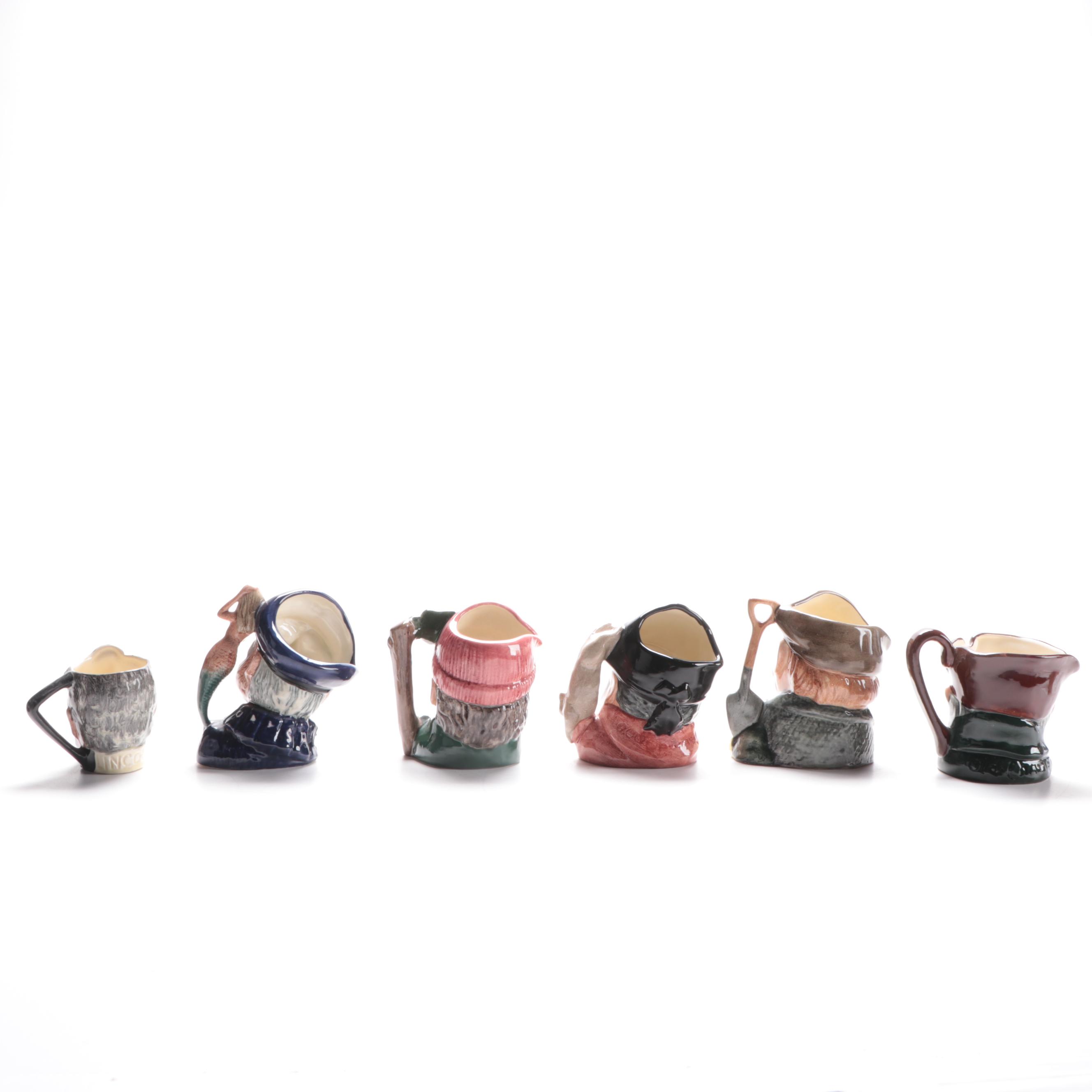 Royal Doulton Character Toby Jugs Including "Old Salt,' and More, 1950s-1960s