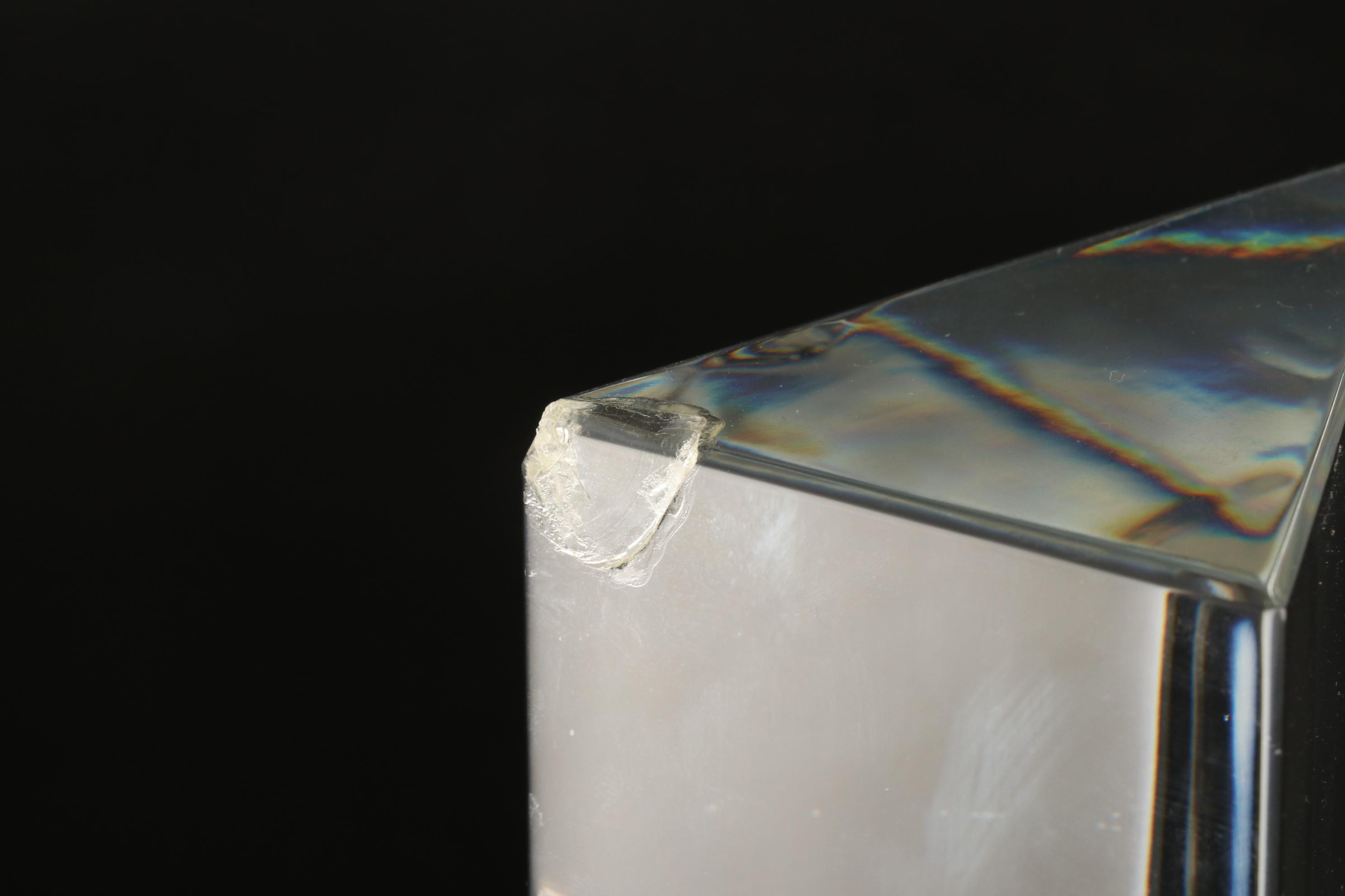 Richard Rigot for Baccarat Crystal "Encounter" Sculpture, Mid-Late 20th Century