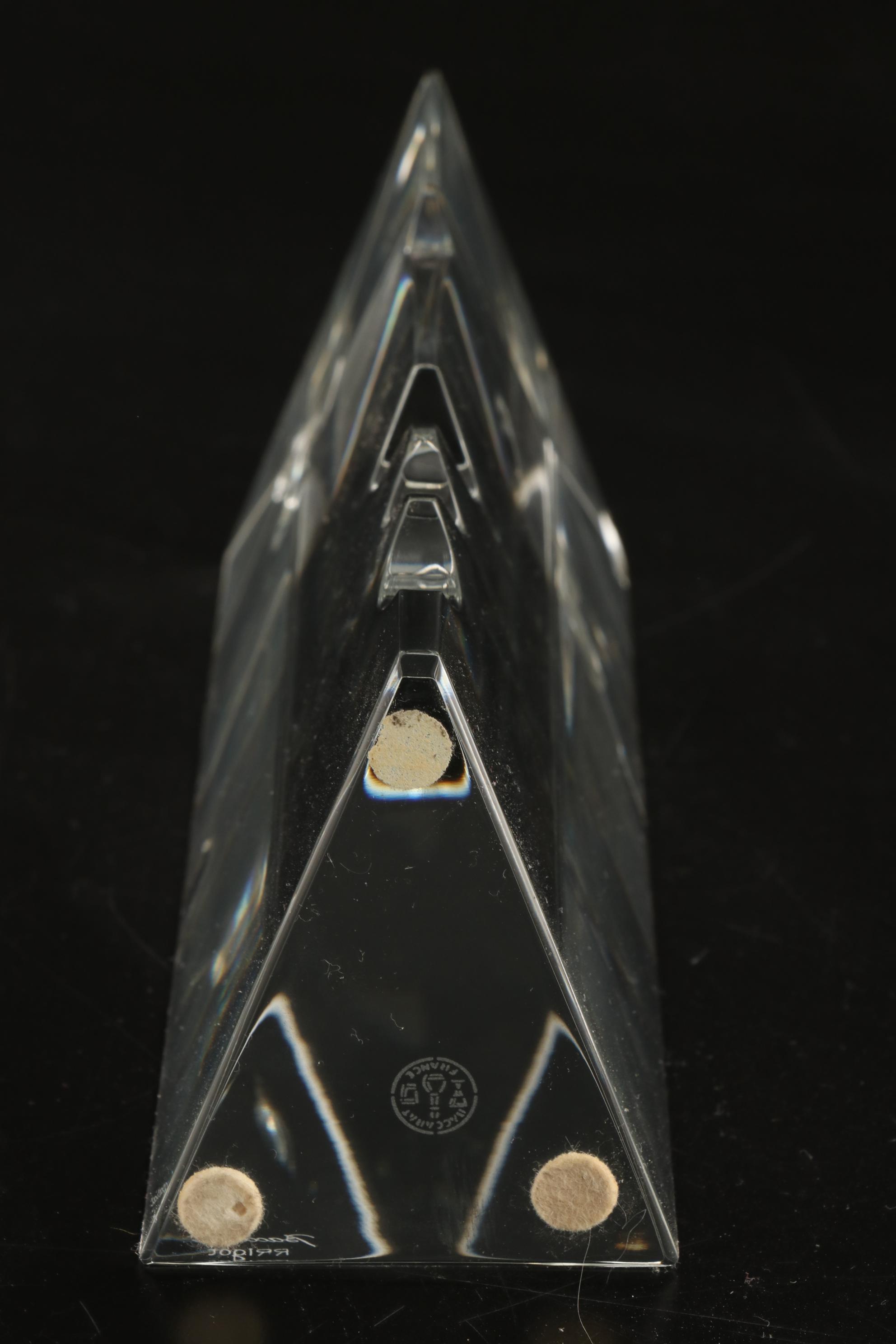 Richard Rigot for Baccarat Crystal "Encounter" Sculpture, Mid-Late 20th Century