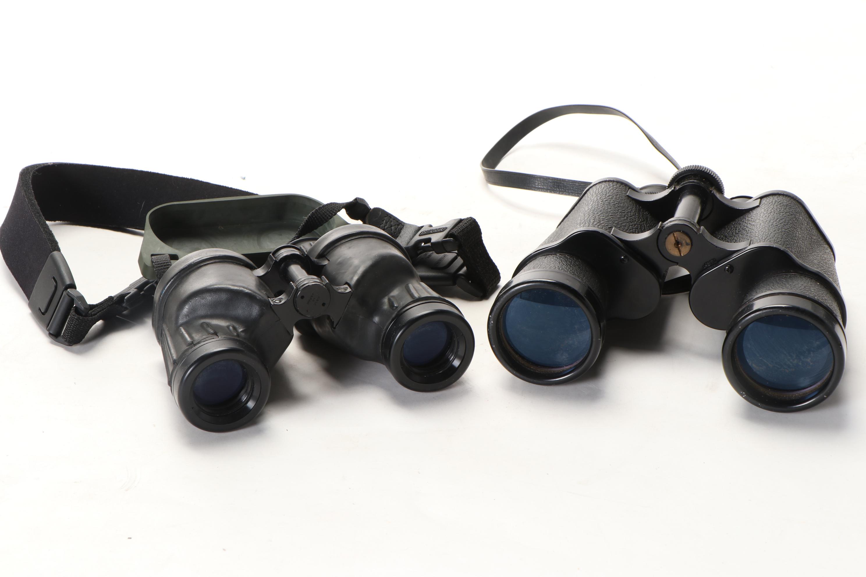 Bushnell, Fujinon, Kalimar, Redhead, and Other Binoculars, Mid to Late 20th C