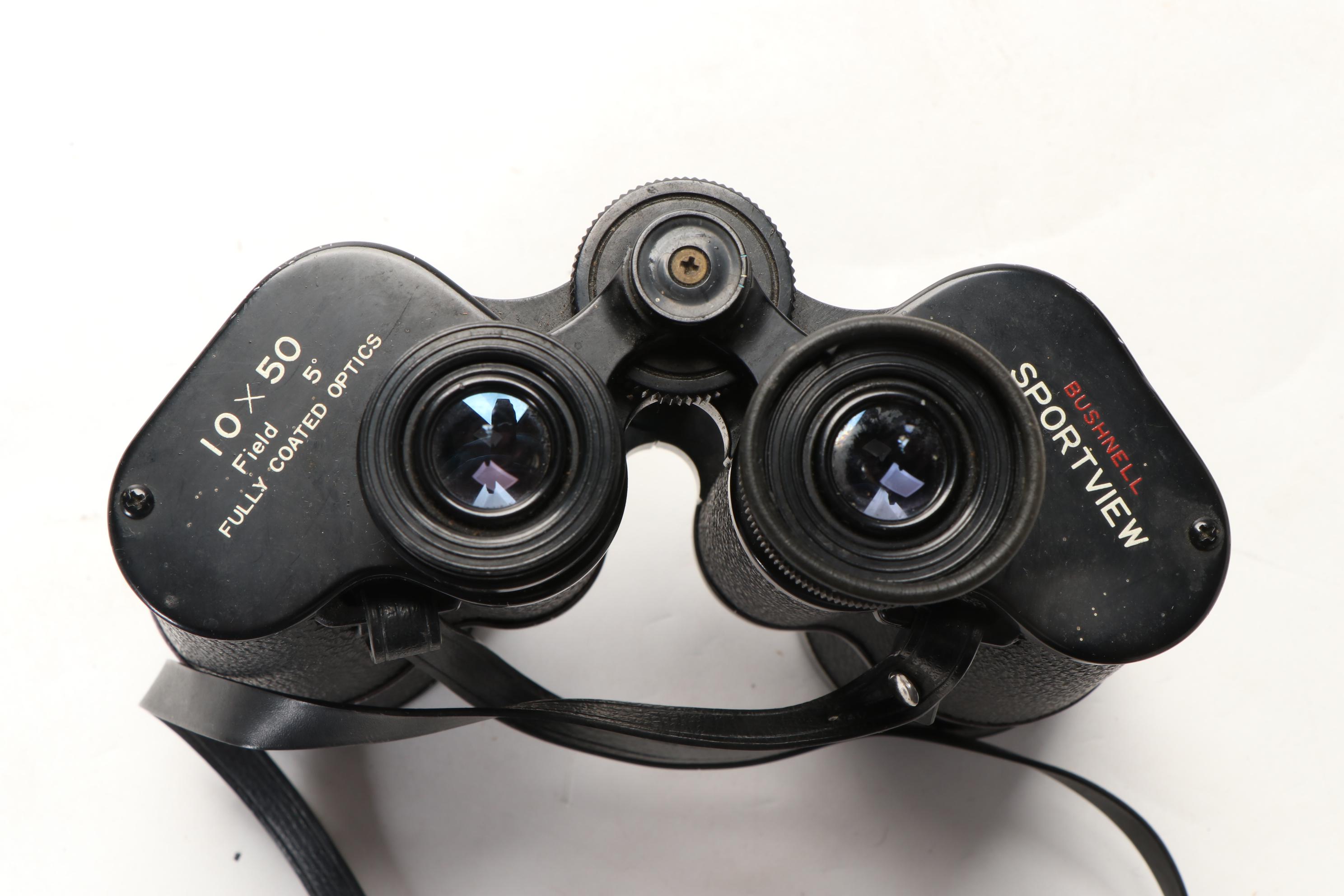 Bushnell, Fujinon, Kalimar, Redhead, and Other Binoculars, Mid to Late 20th C