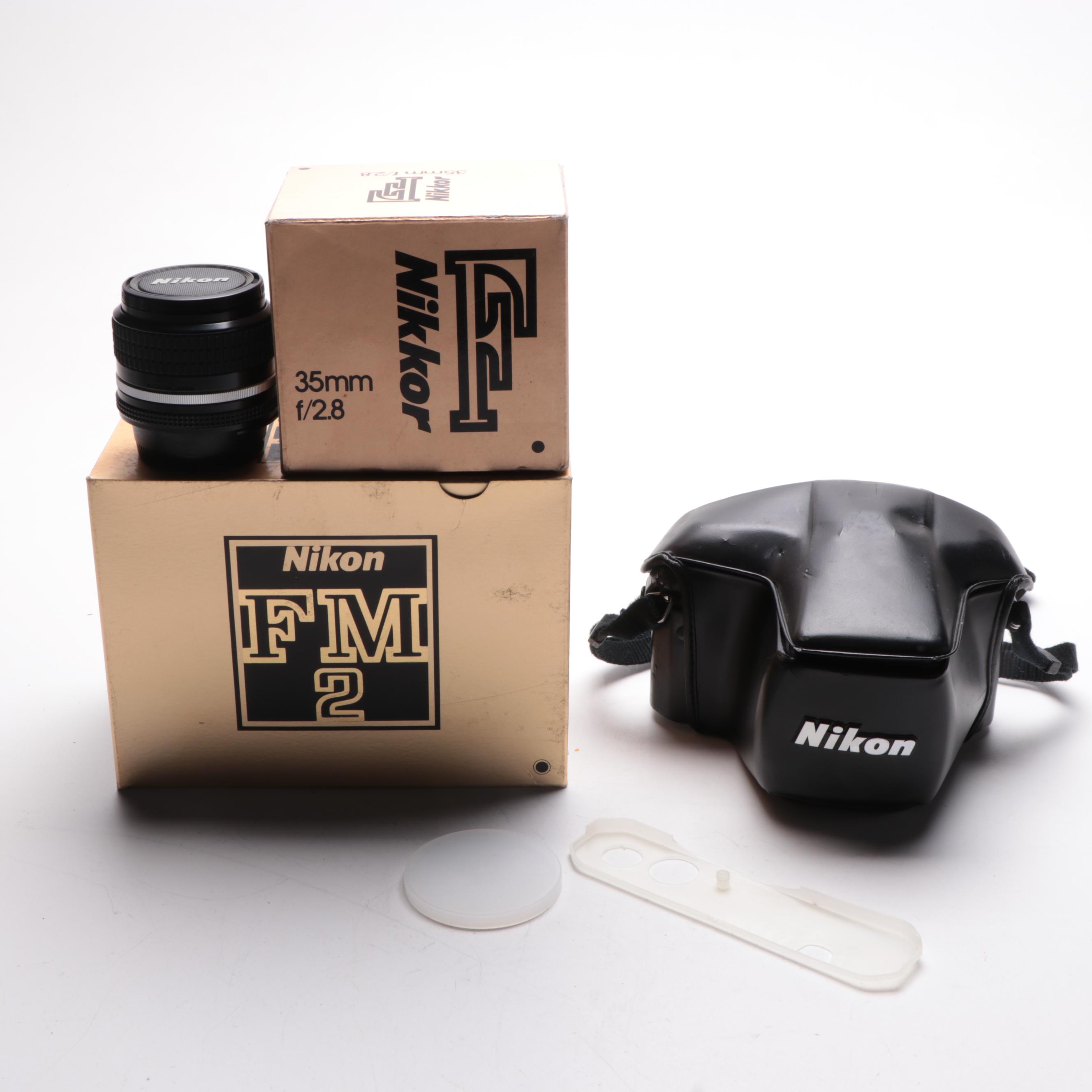 Nikon FM2 Camera with Nikkor Lens