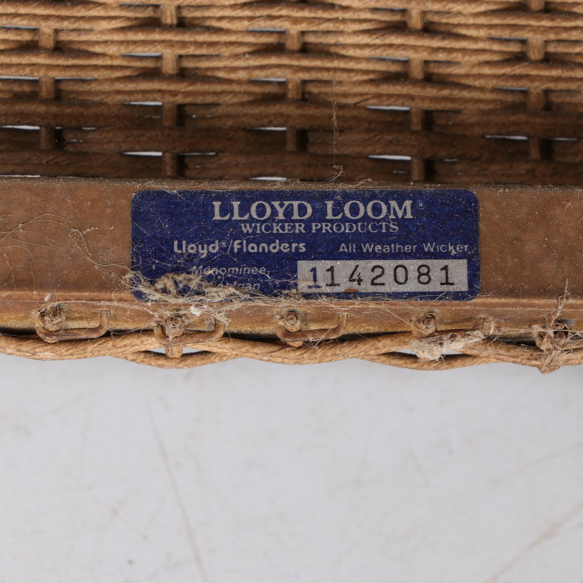 Lloyd Loom by LLoyd Flanders Wicker Wicker Patio Loveseat