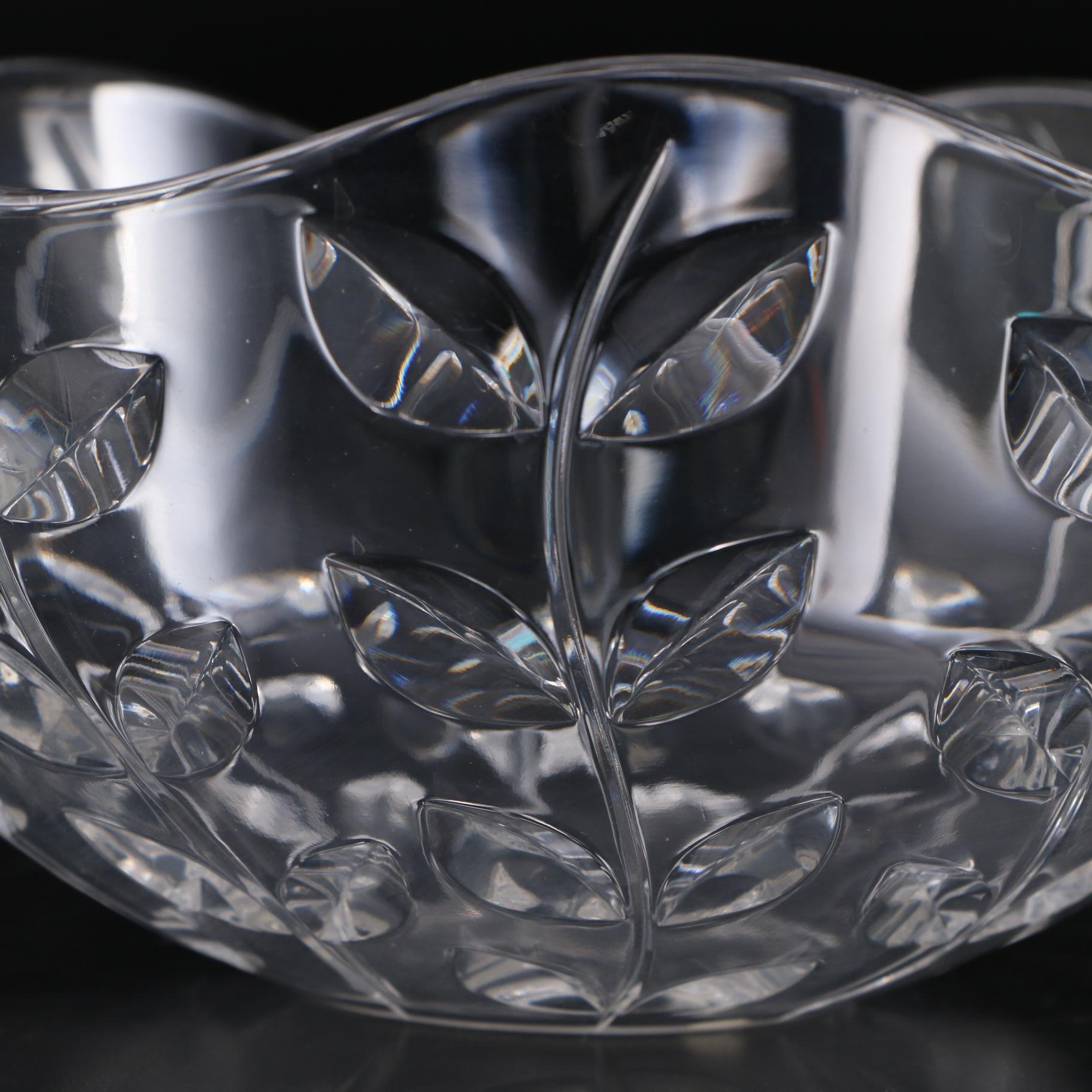 Riedel for Tiffany & Co. Crystal Vining Floral Bowl