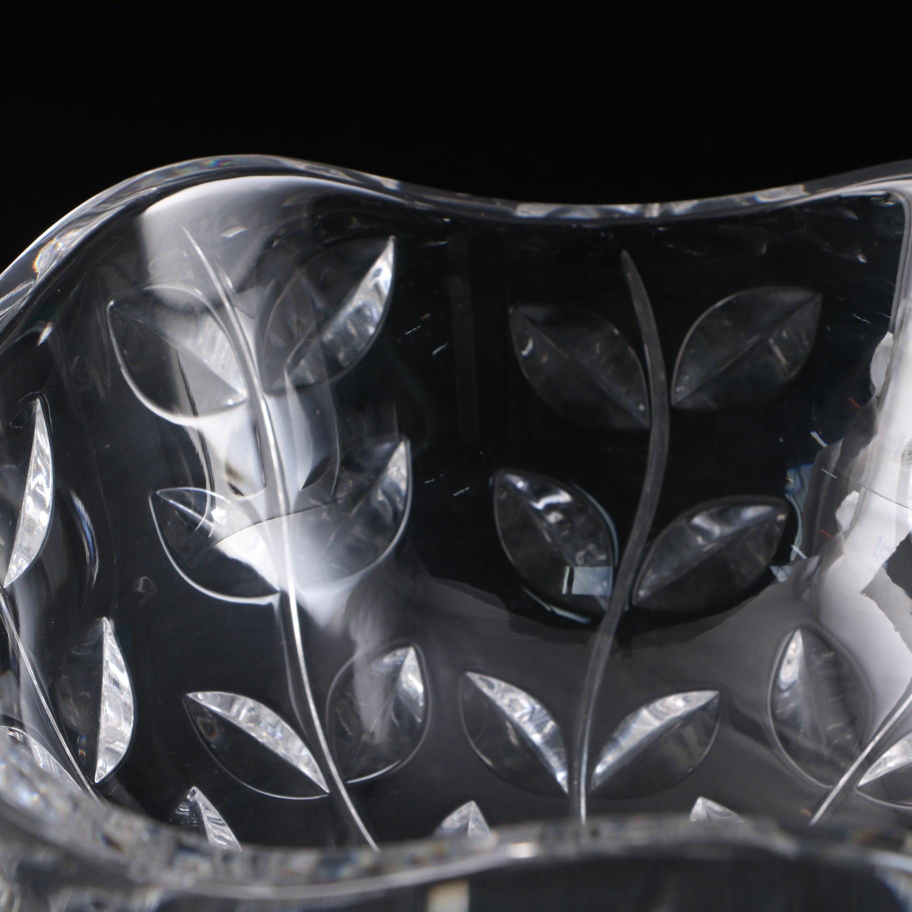 Riedel for Tiffany & Co. Crystal Vining Floral Bowl