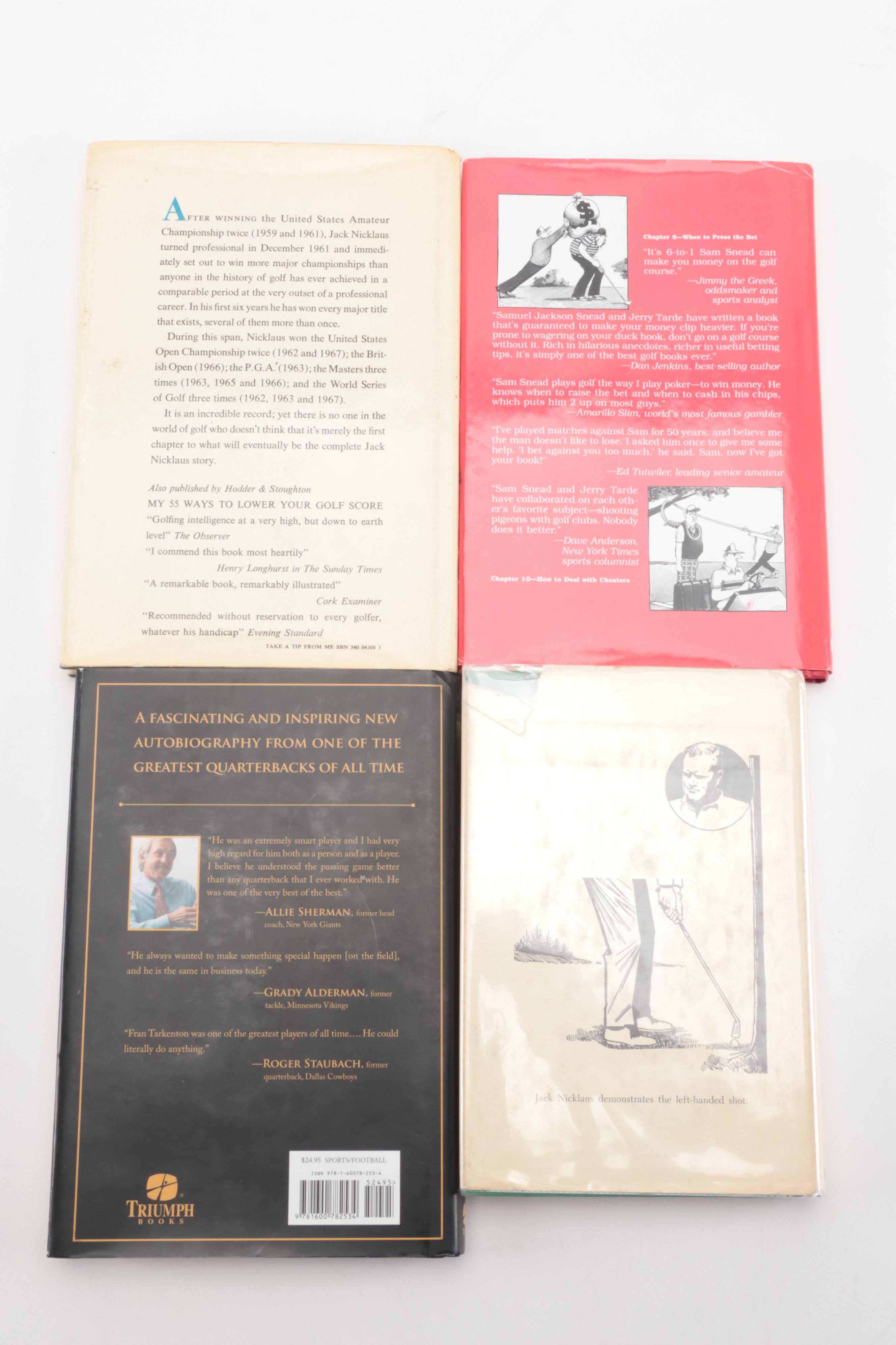 Signed "Every Day is Game Day" and More Golf and Football Books