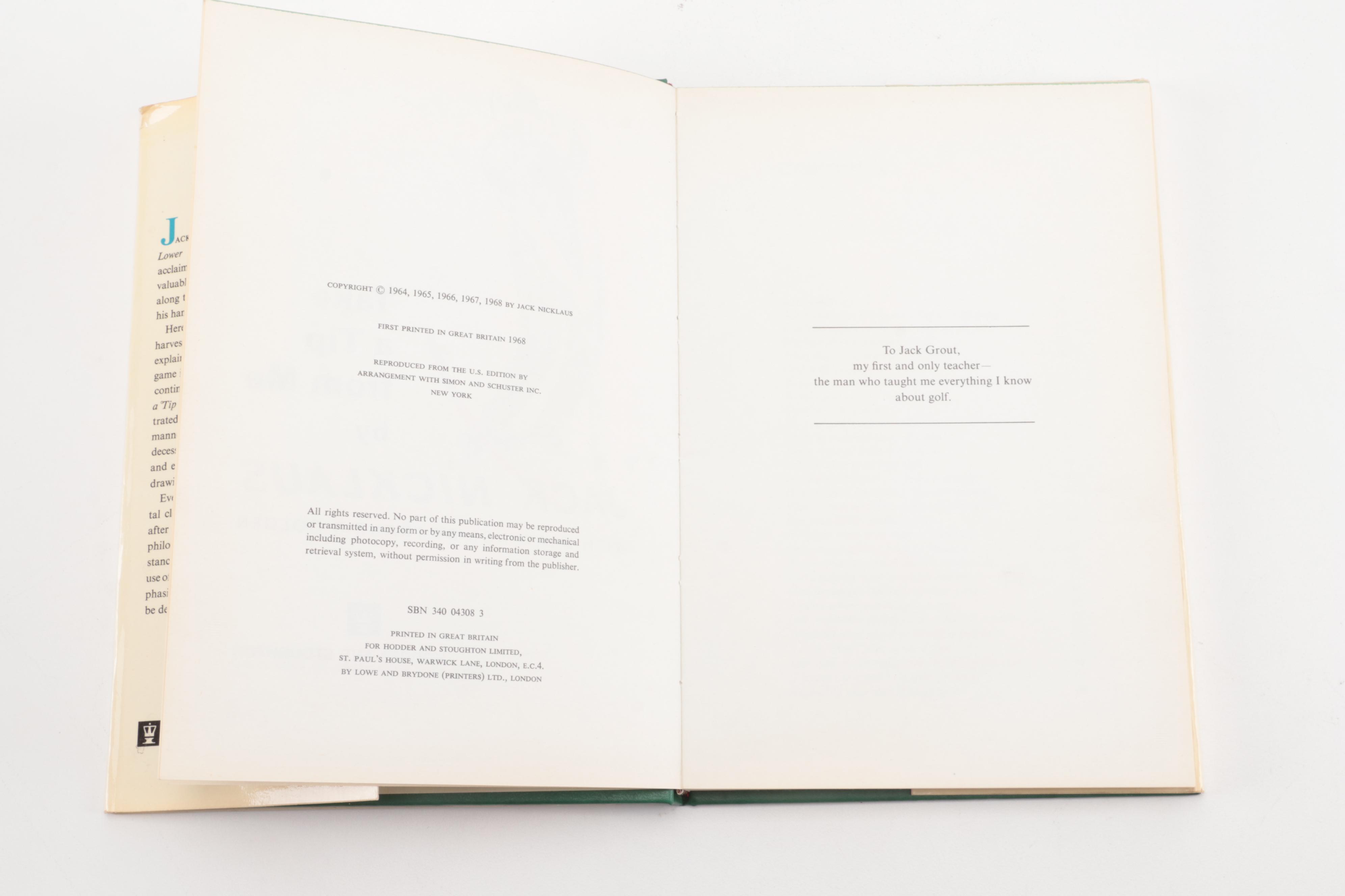 Signed "Every Day is Game Day" and More Golf and Football Books