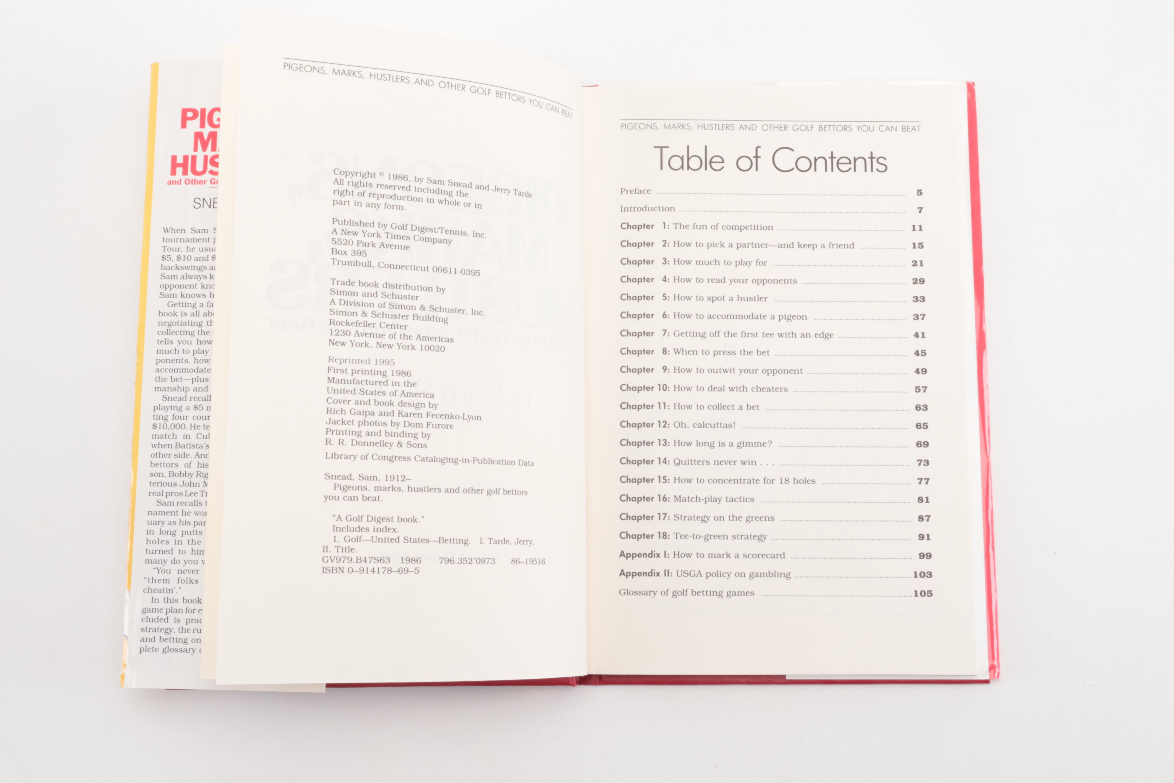 Signed "Every Day is Game Day" and More Golf and Football Books