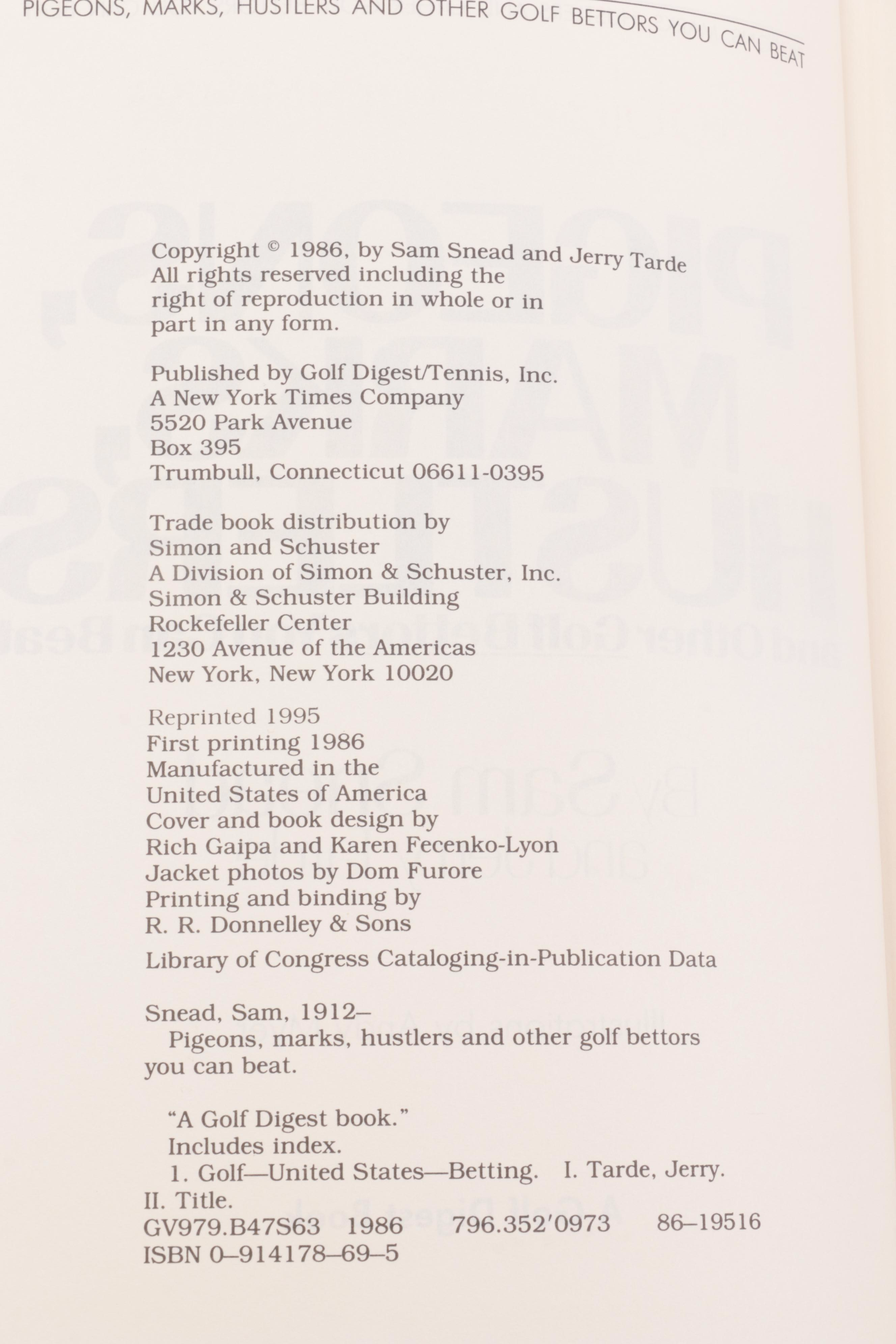 Signed "Every Day is Game Day" and More Golf and Football Books