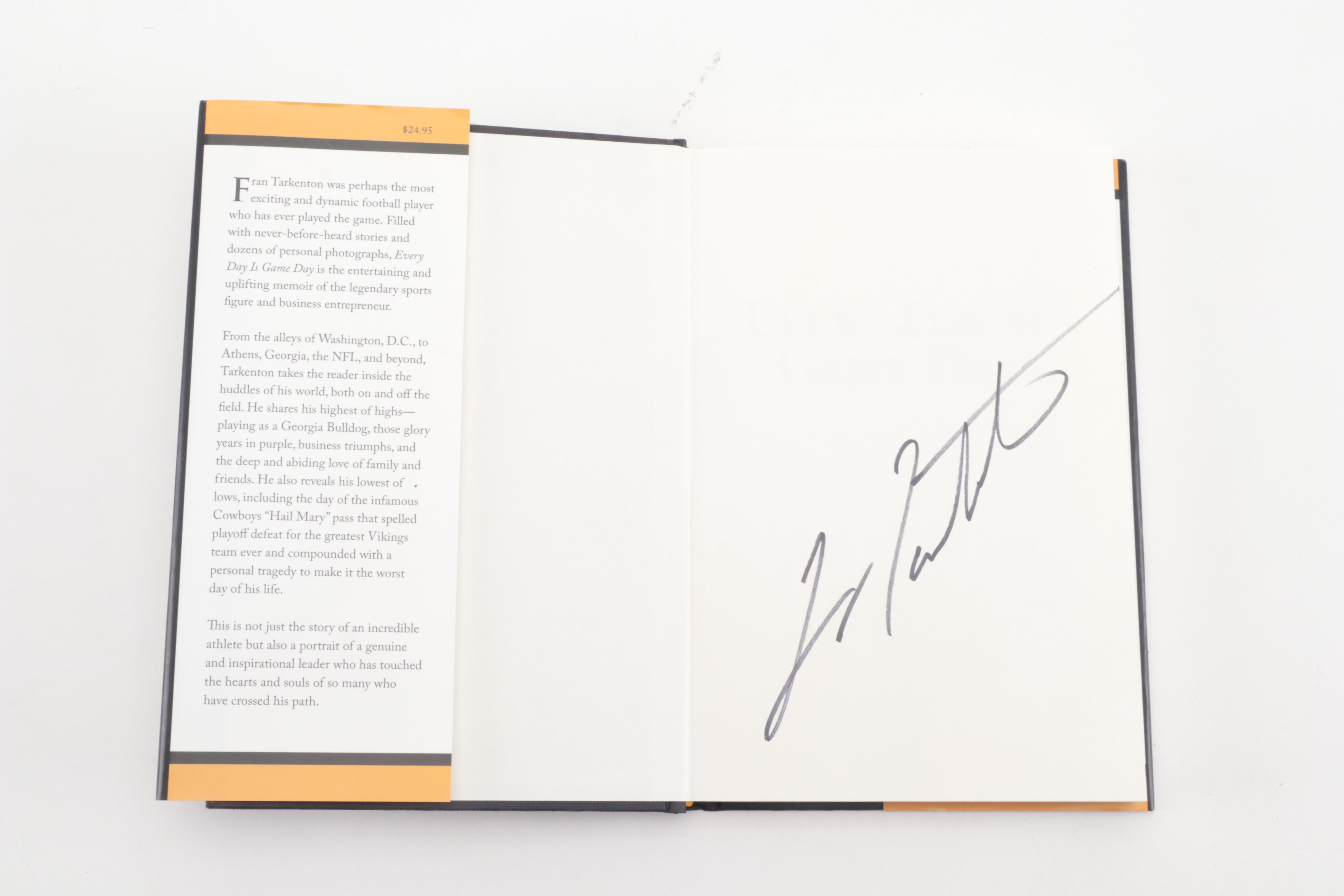 Signed "Every Day is Game Day" and More Golf and Football Books