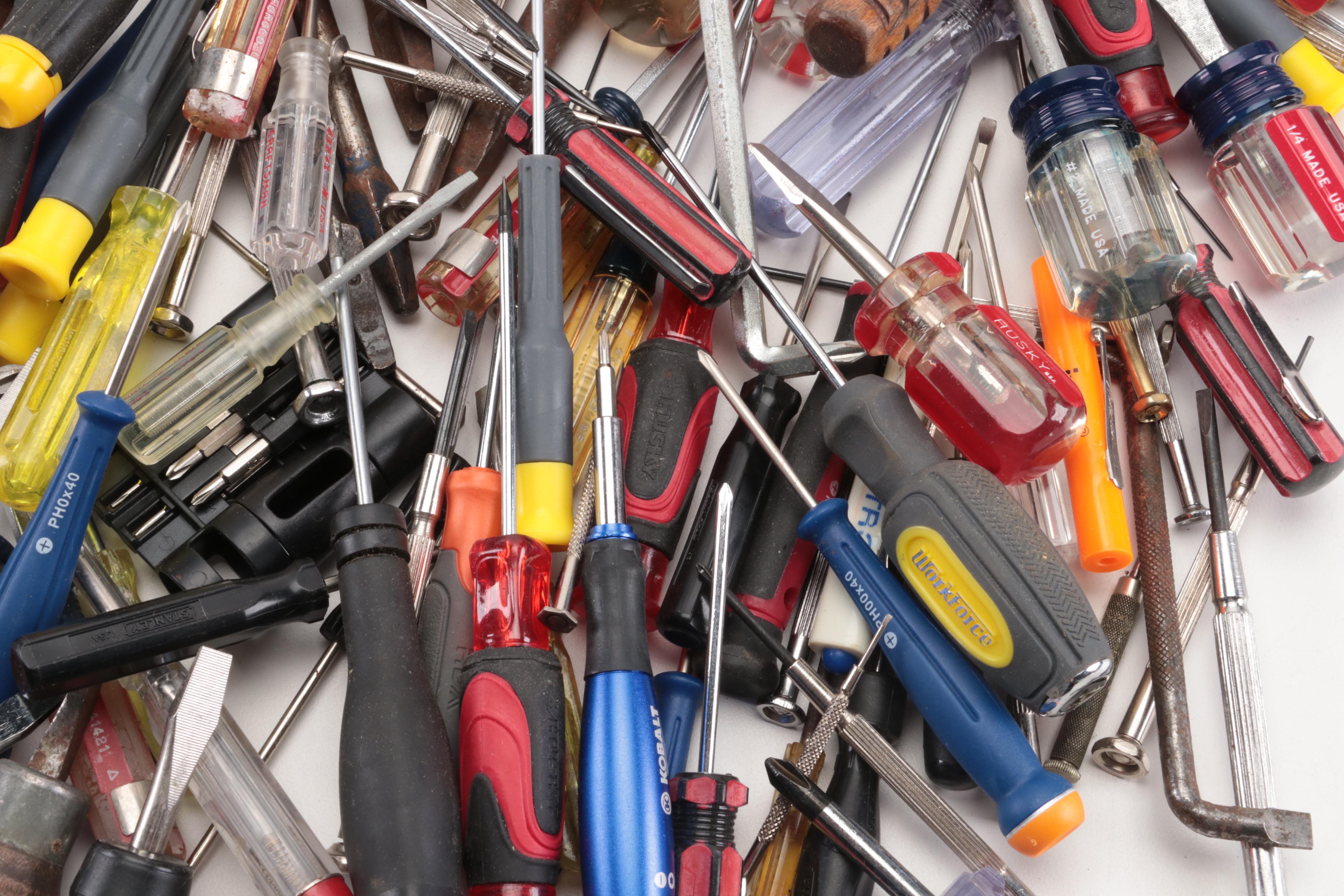 Mini Hobby Screw Drivers, Brace Drill, Drill Bits, and More