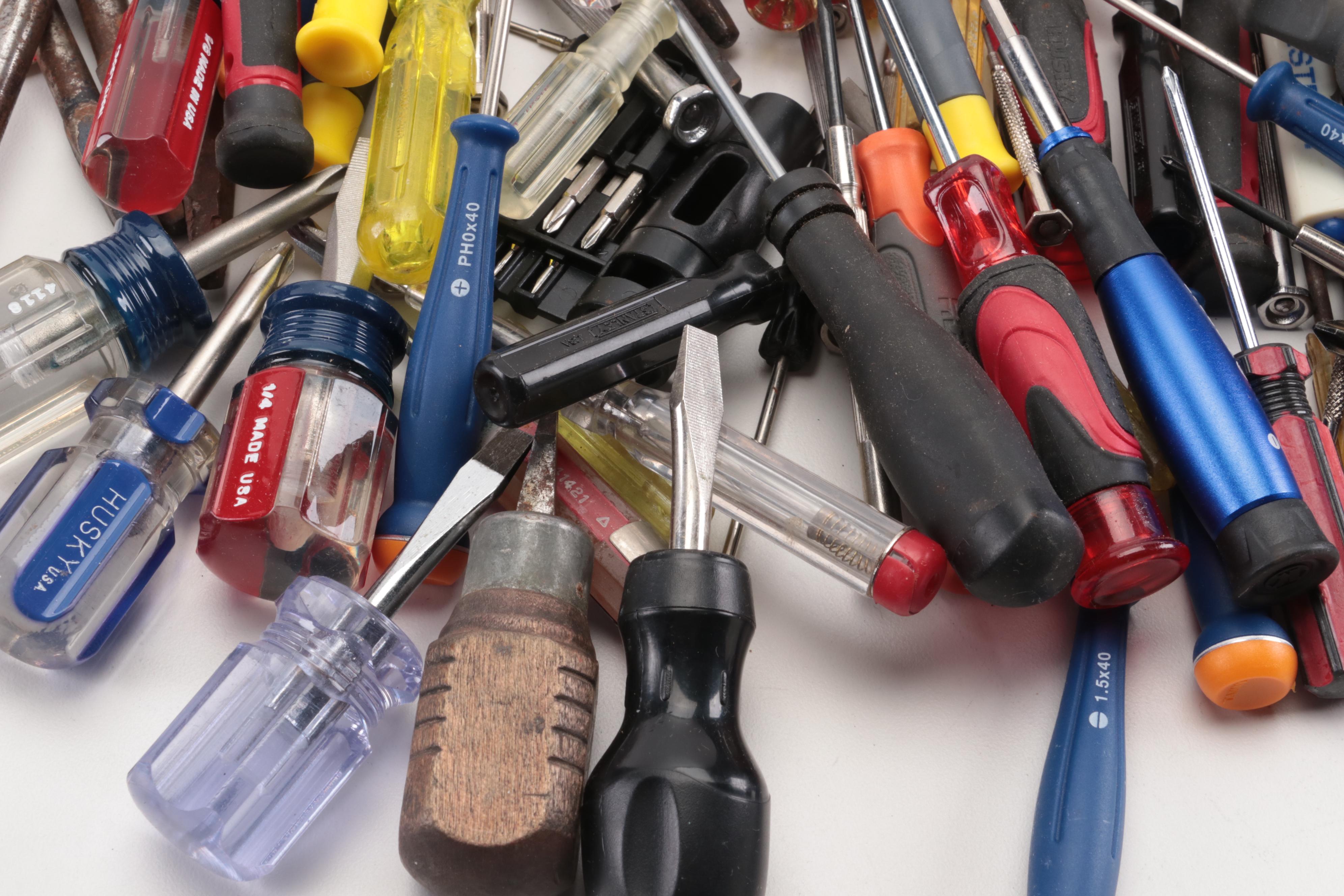 Mini Hobby Screw Drivers, Brace Drill, Drill Bits, and More
