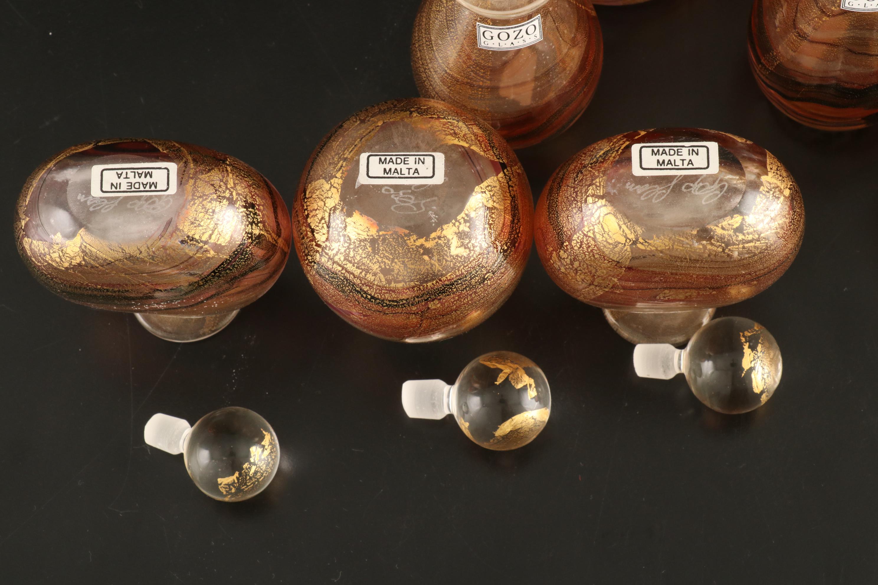 Gozo Glass Art Glass Perfume Bottles