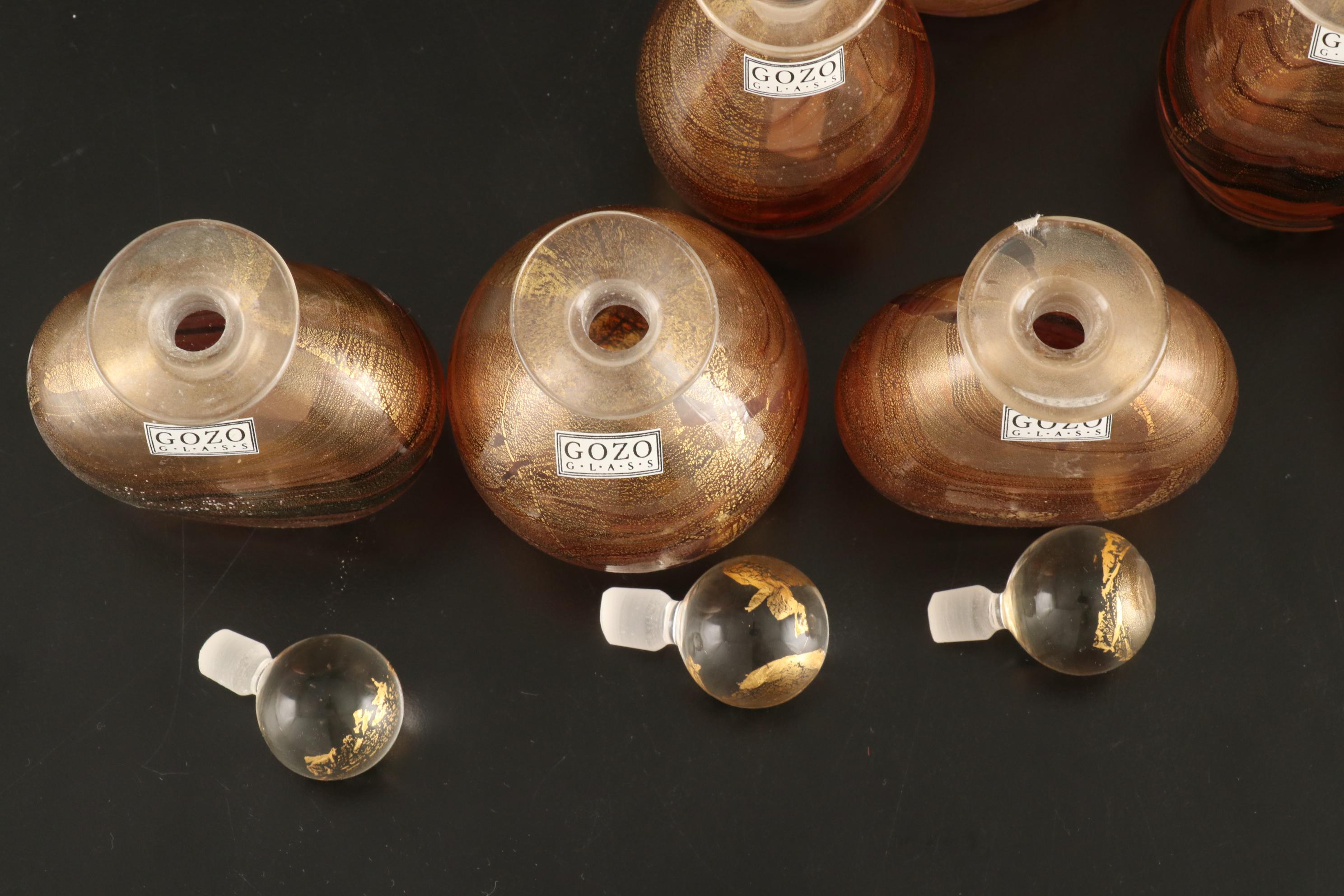 Gozo Glass Art Glass Perfume Bottles